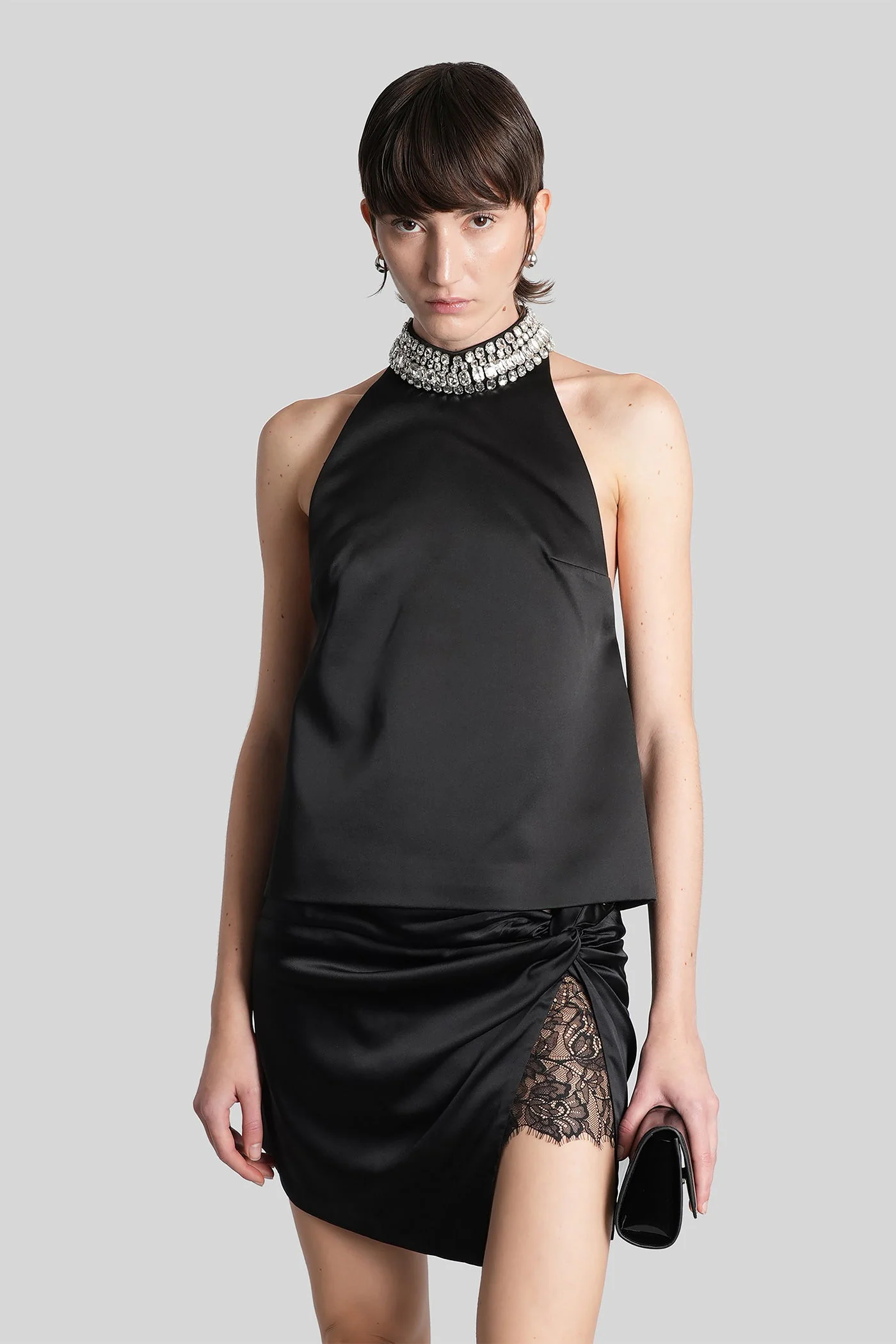 Ardiana Topwear in black polyester - Image 31