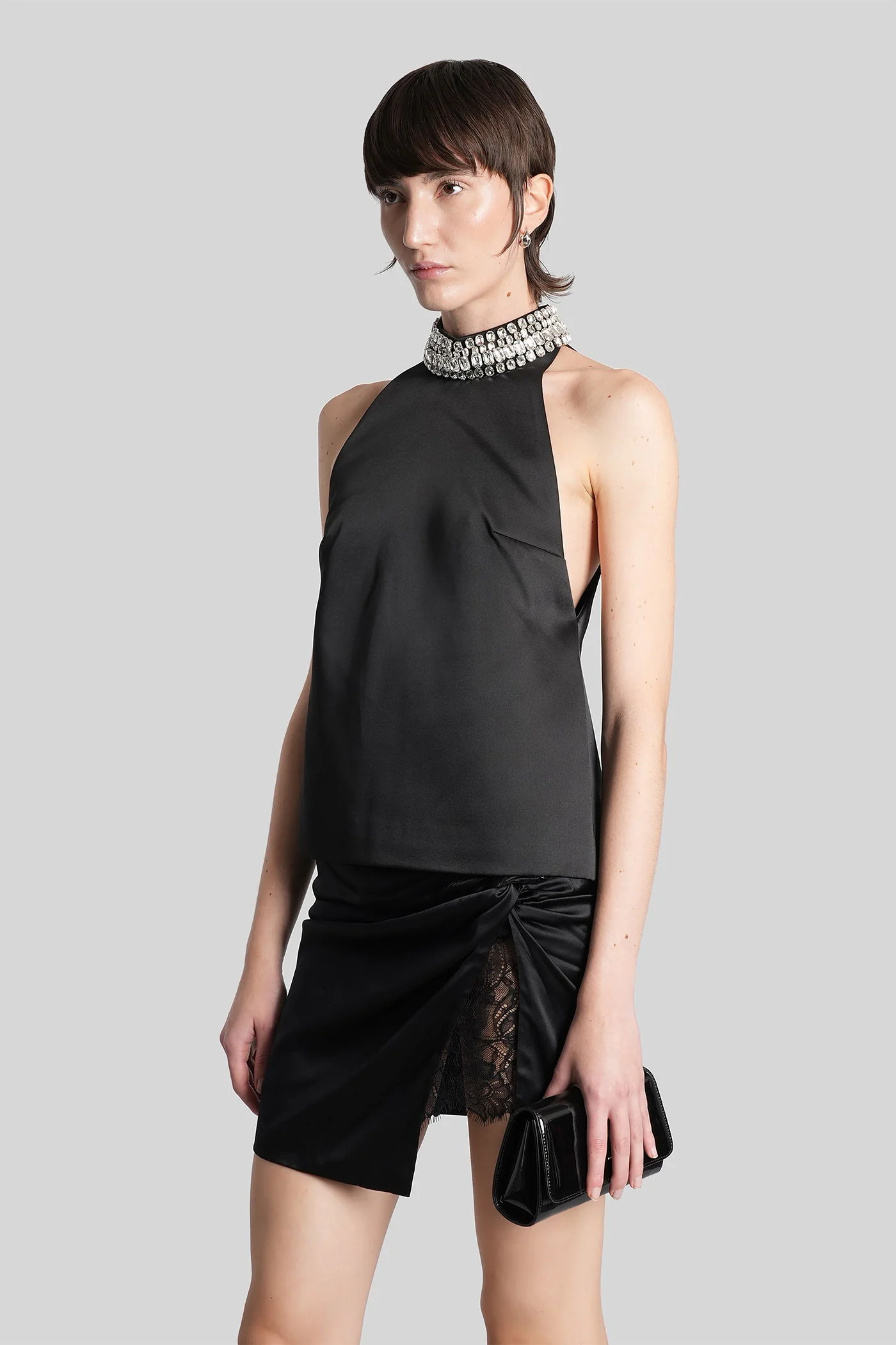 Ardiana Topwear in black polyester - Image 39