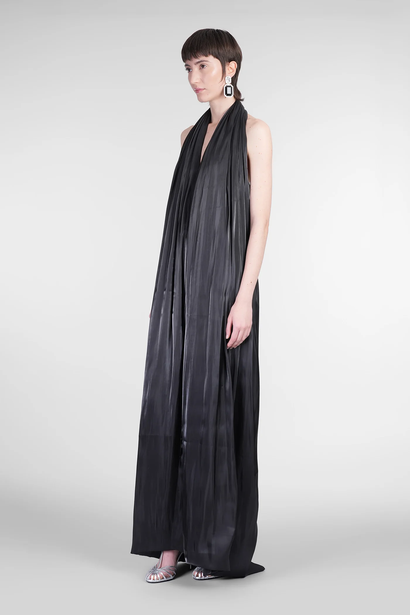 Gigi Dress Long dress in black polyester - Image 4