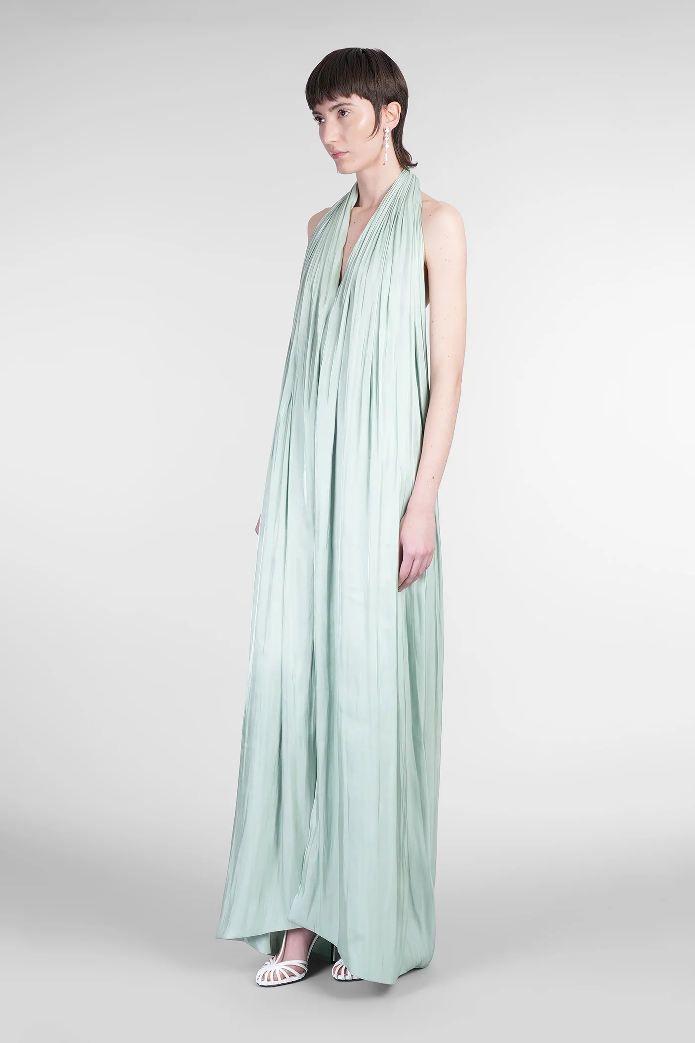 Gigi Dress Long dress in green polyester - Image 4