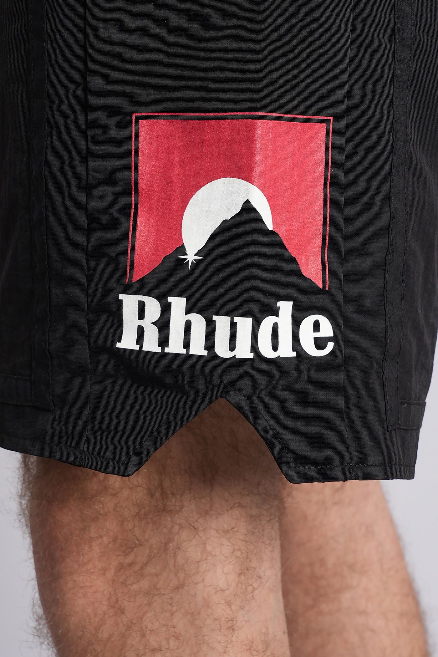 Shorts in black nylon - Image 5
