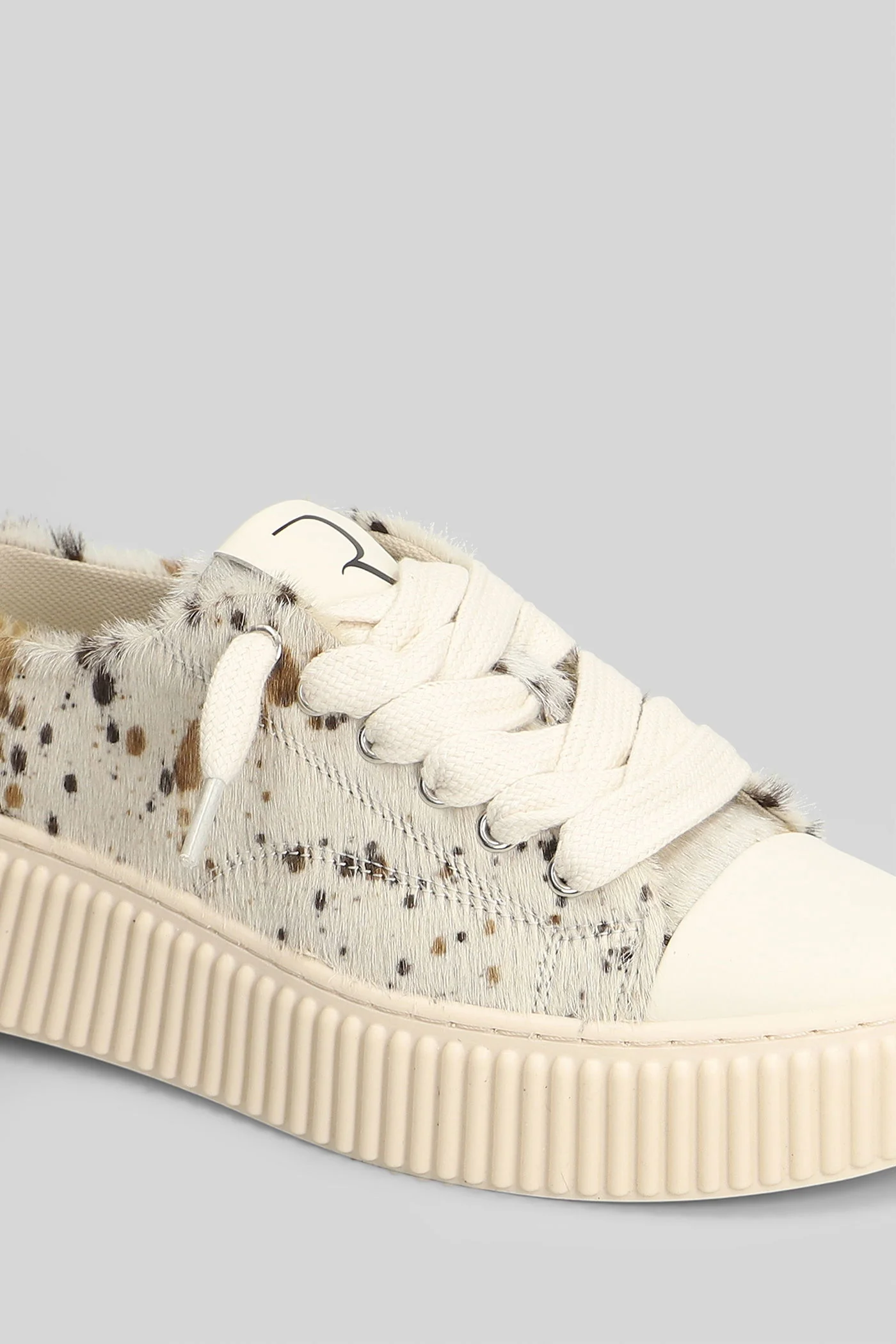Horse Sneakers in white pony skin - Image 5