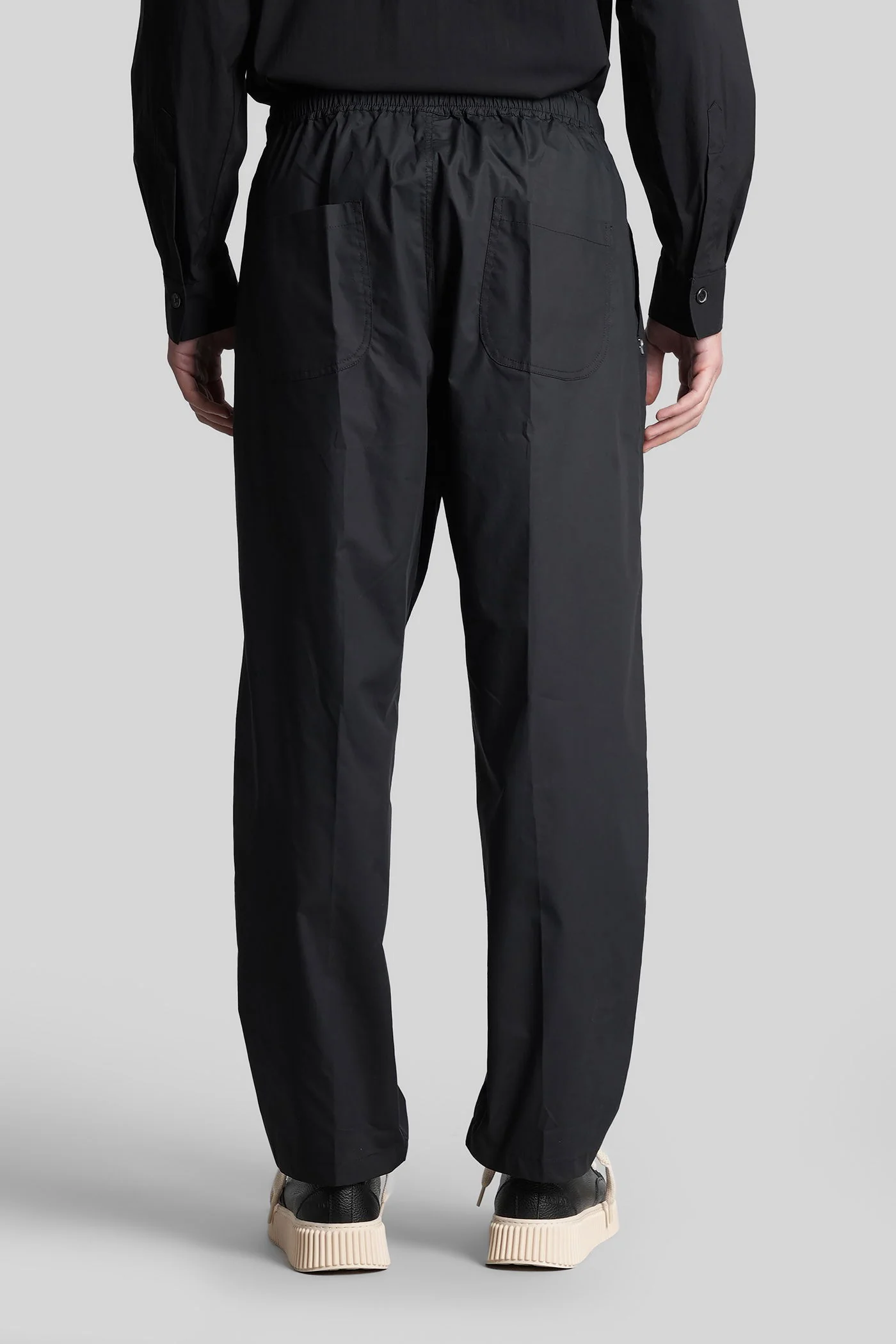 Pants in black cotton - Image 3
