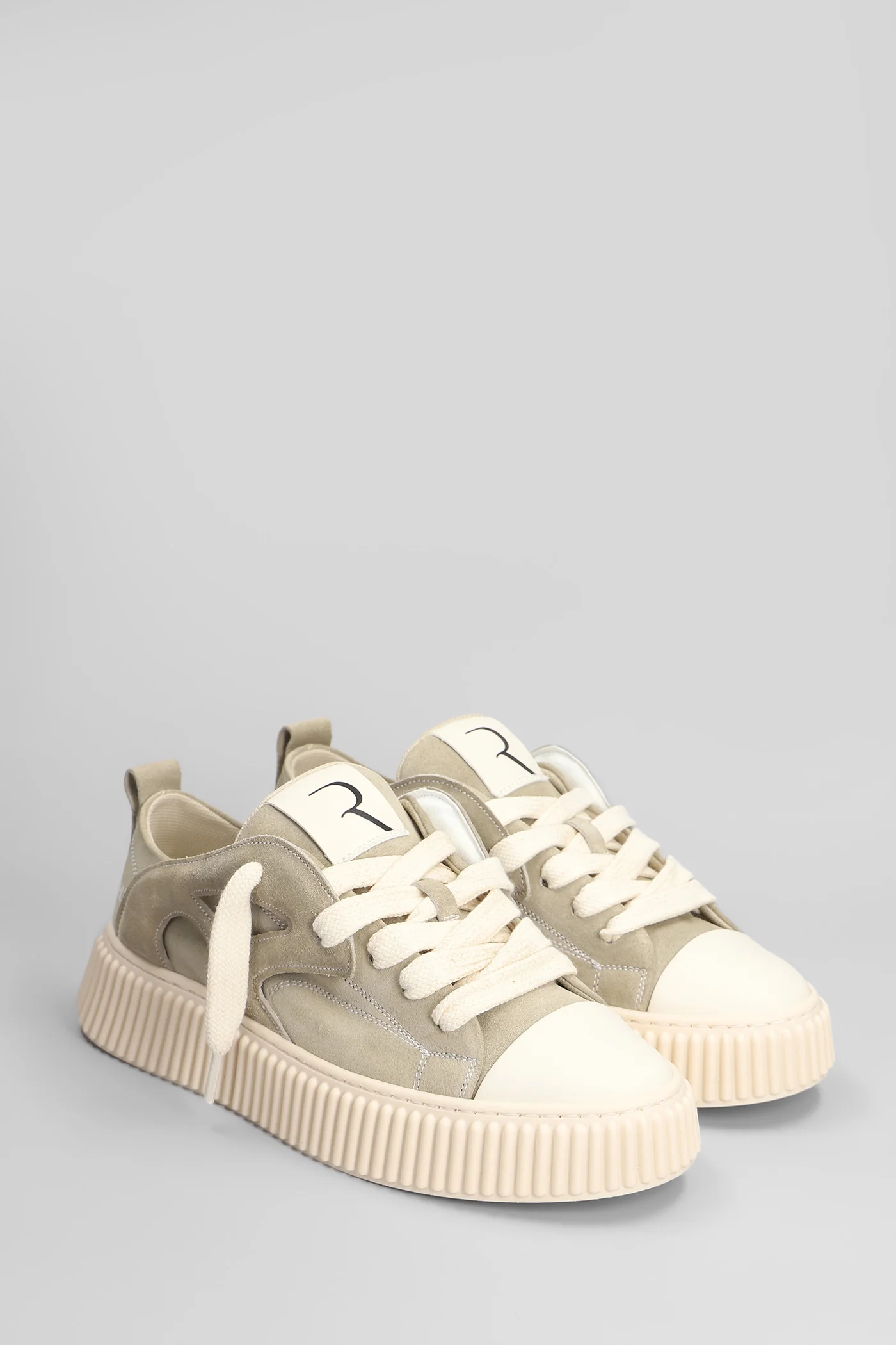 Skate Suede Sneakers in beige suede - Image 7