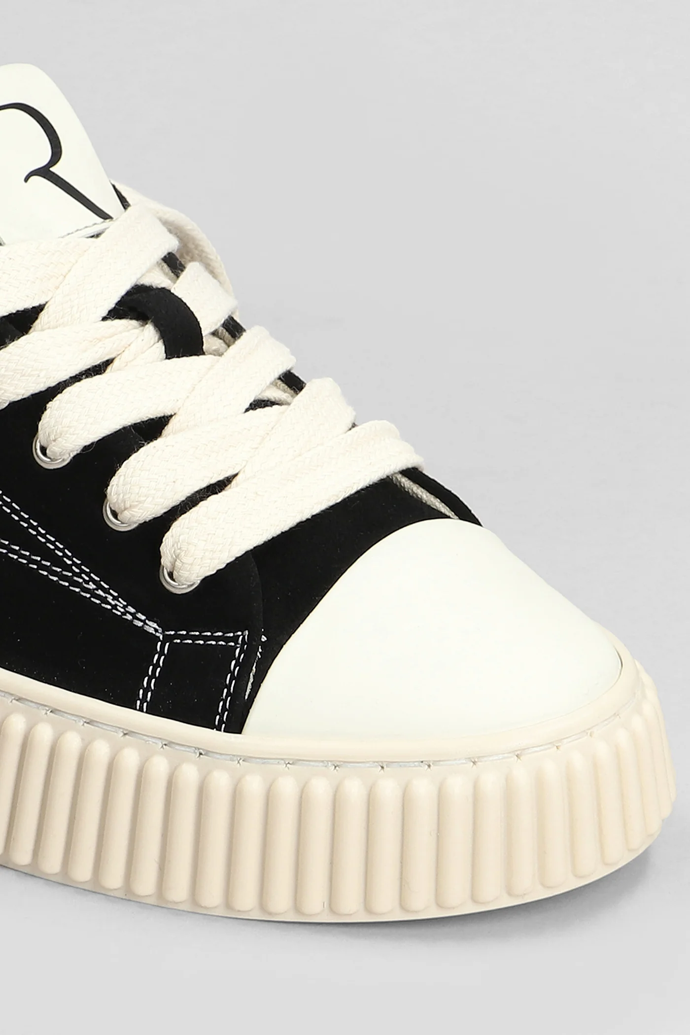 Suede Sneakers in black suede - Image 15