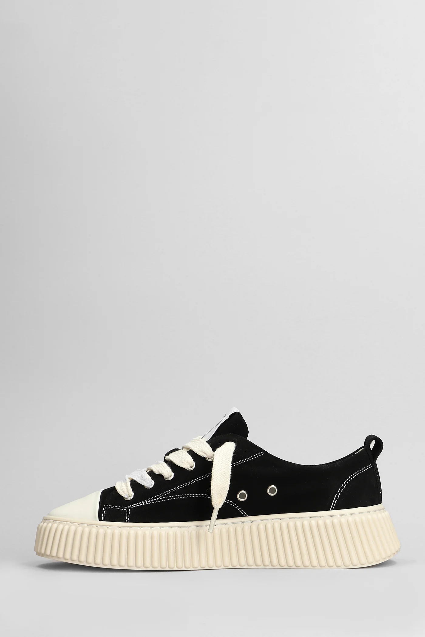 Suede Sneakers in black suede - Image 33