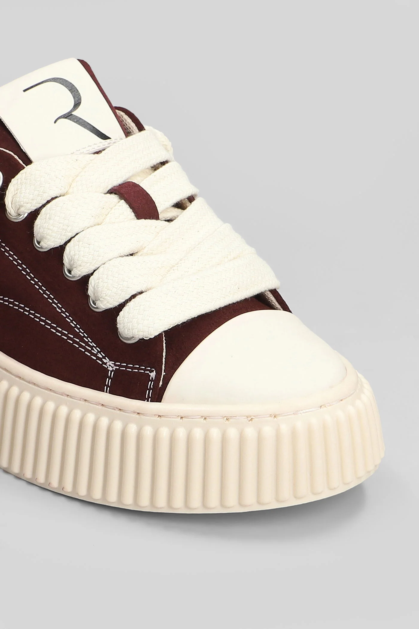 Suede Sneakers in bordeaux suede - Image 5