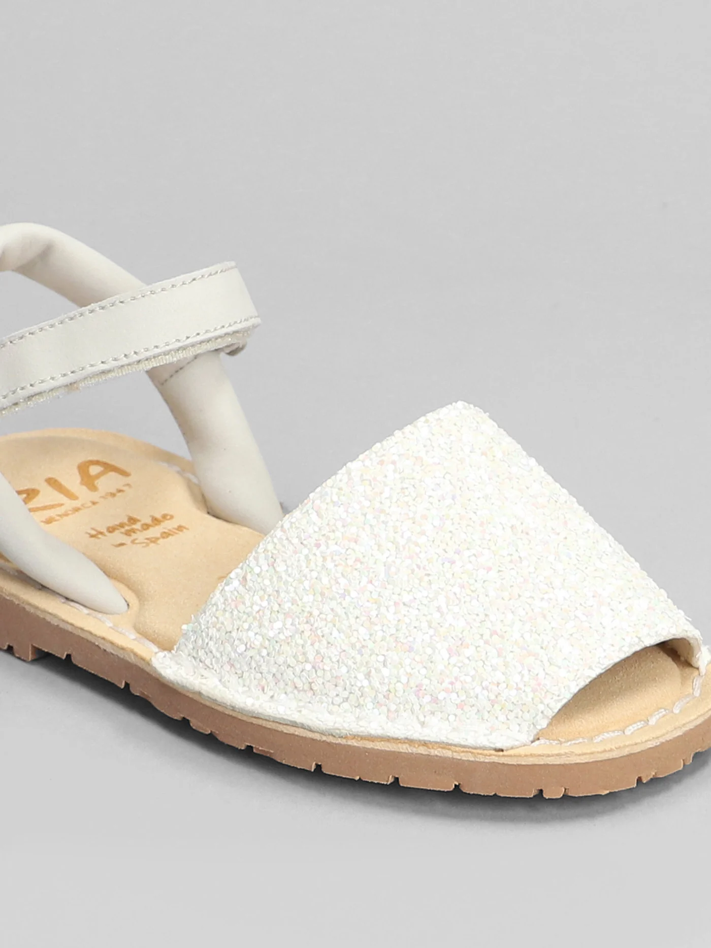 Flats in white glitter - Image 5
