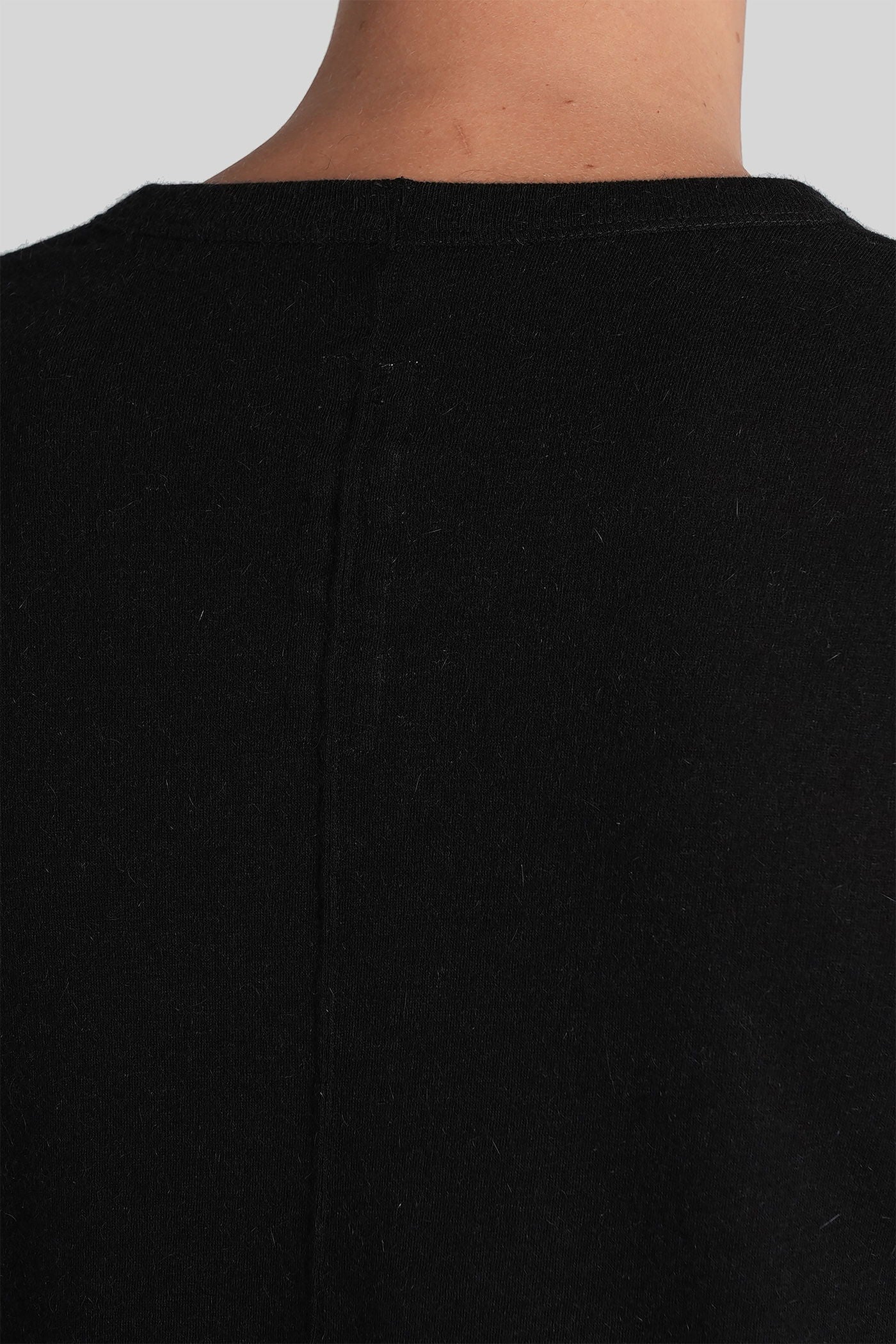 Basic ls t T-Shirt in black viscose - Image 5