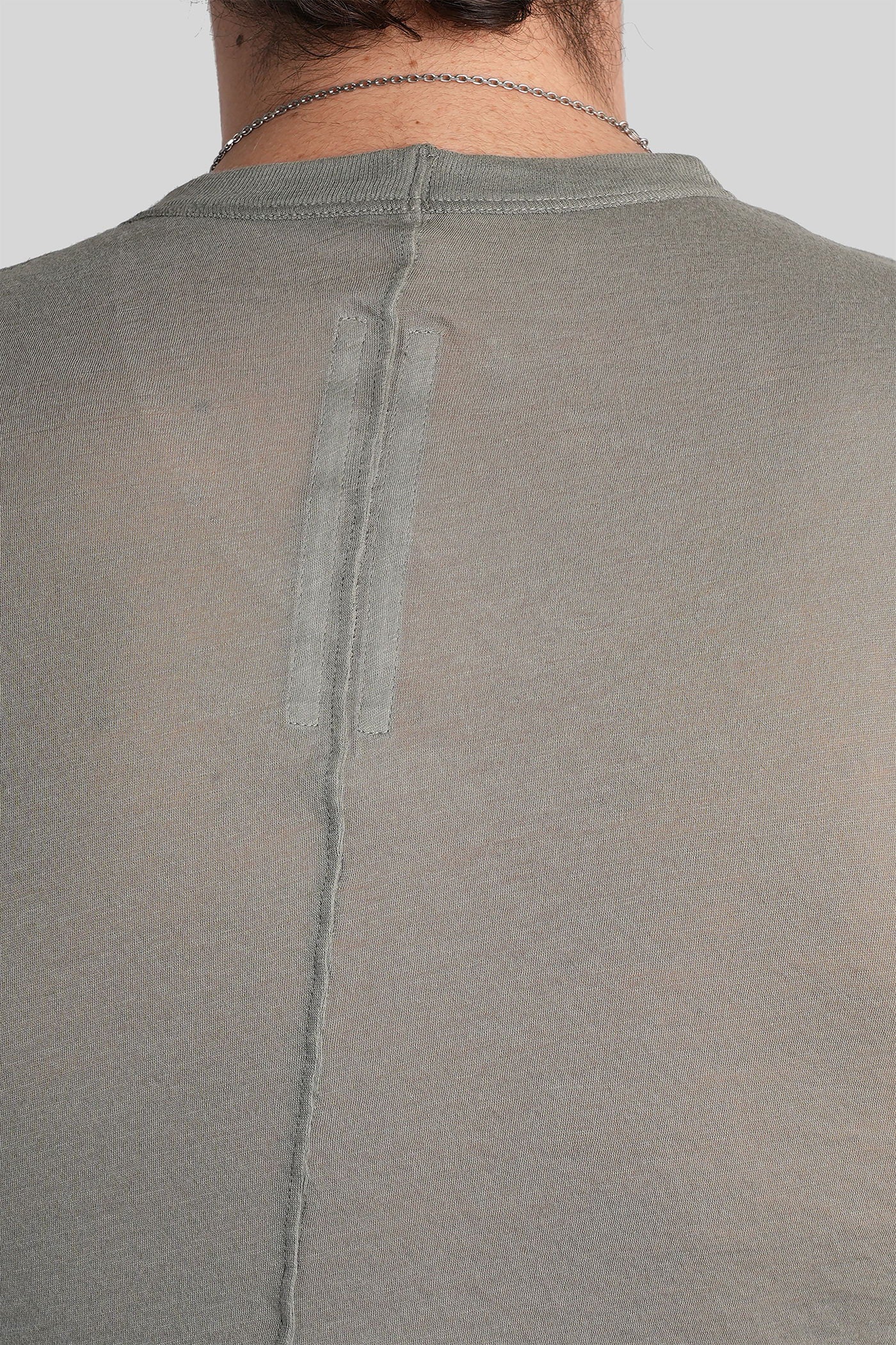 Basic sl t tank Top in green cotton - Image 5