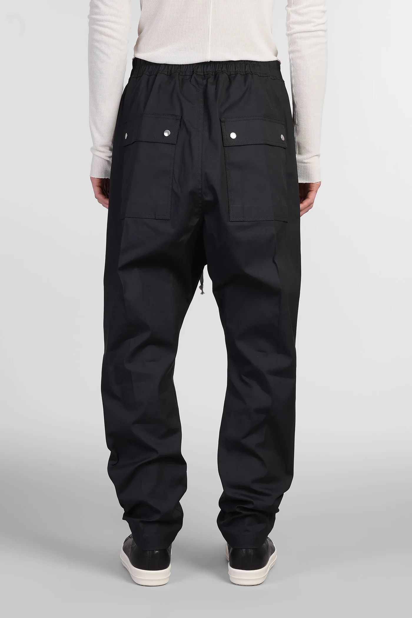 Bela pants Pants in black cotton - Image 3