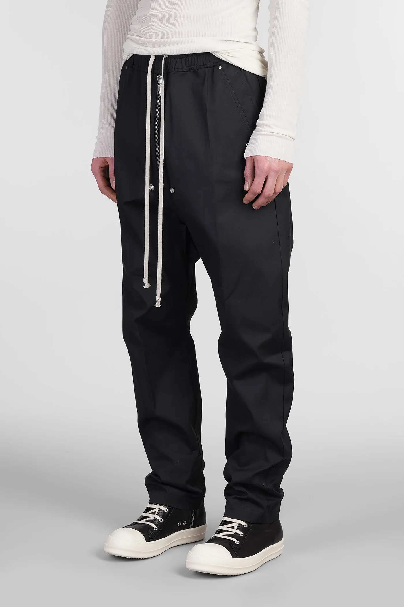 Bela pants Pants in black cotton - Image 4