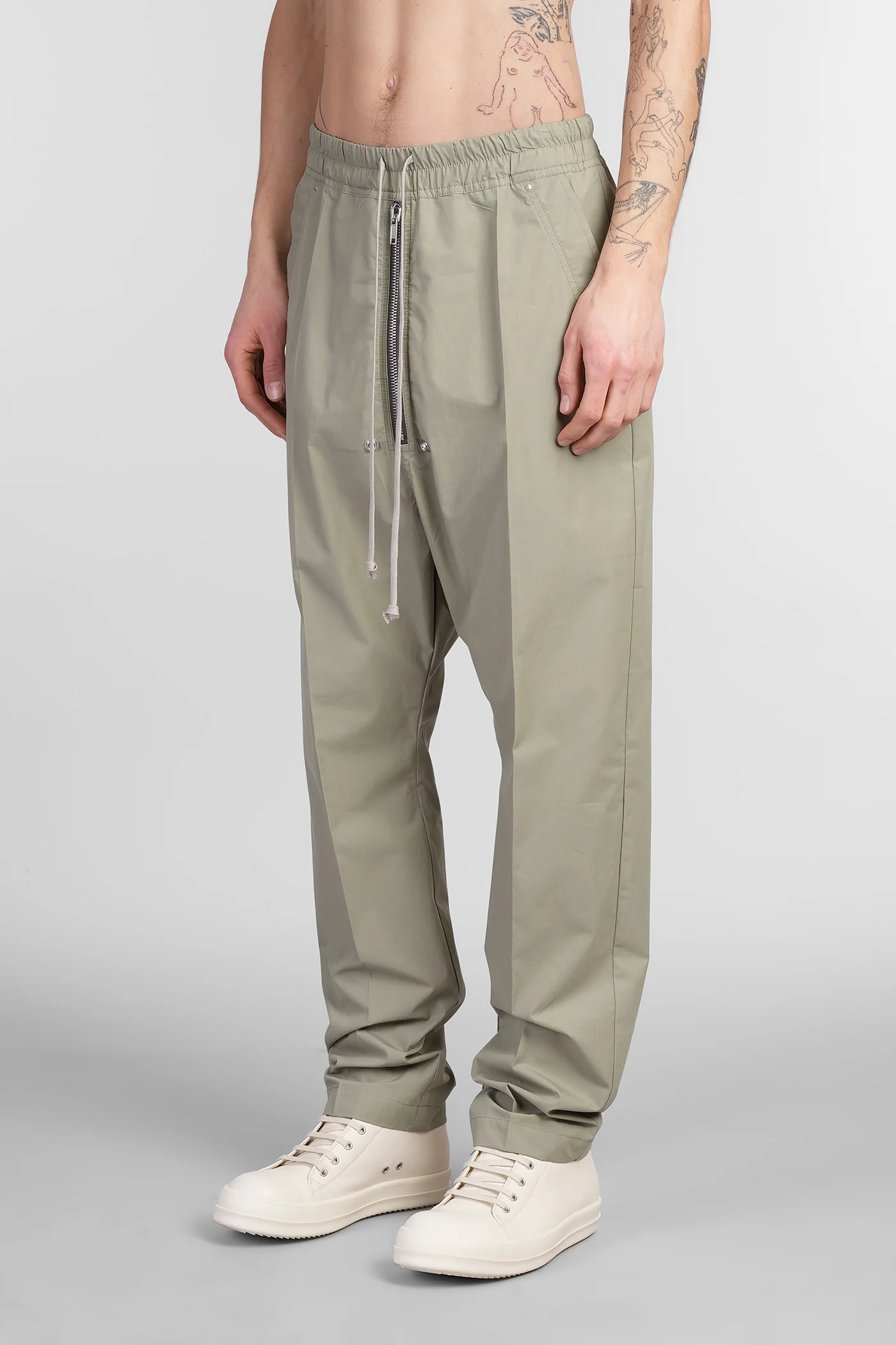 Bela pants Pants in green cotton - Image 4
