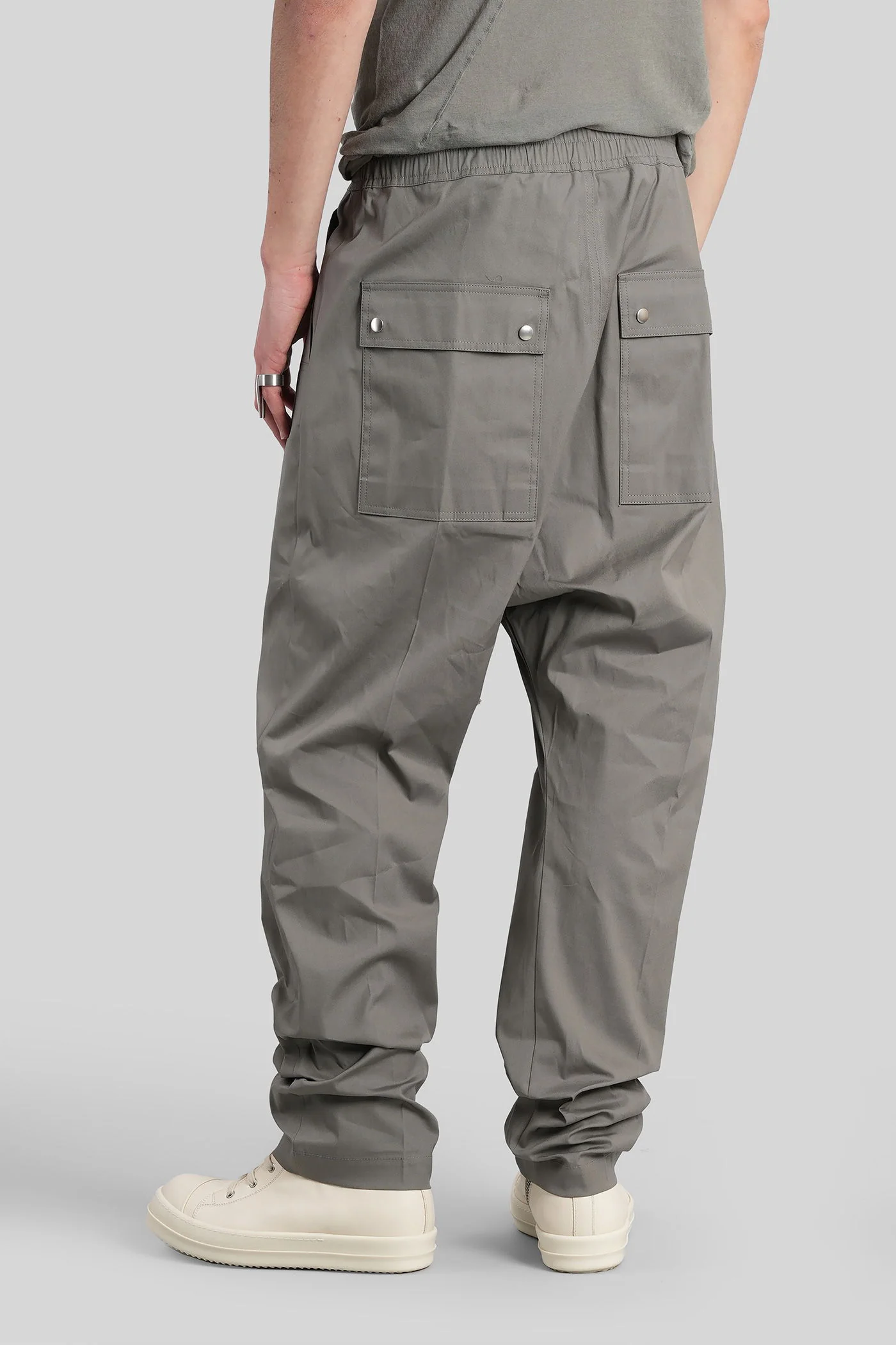 Bela pants Pants in green cotton - Image 3