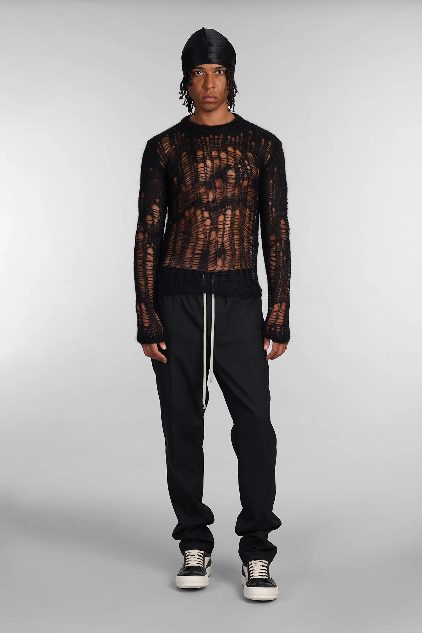 Biker level Knitwear in black polyamide - Image 2