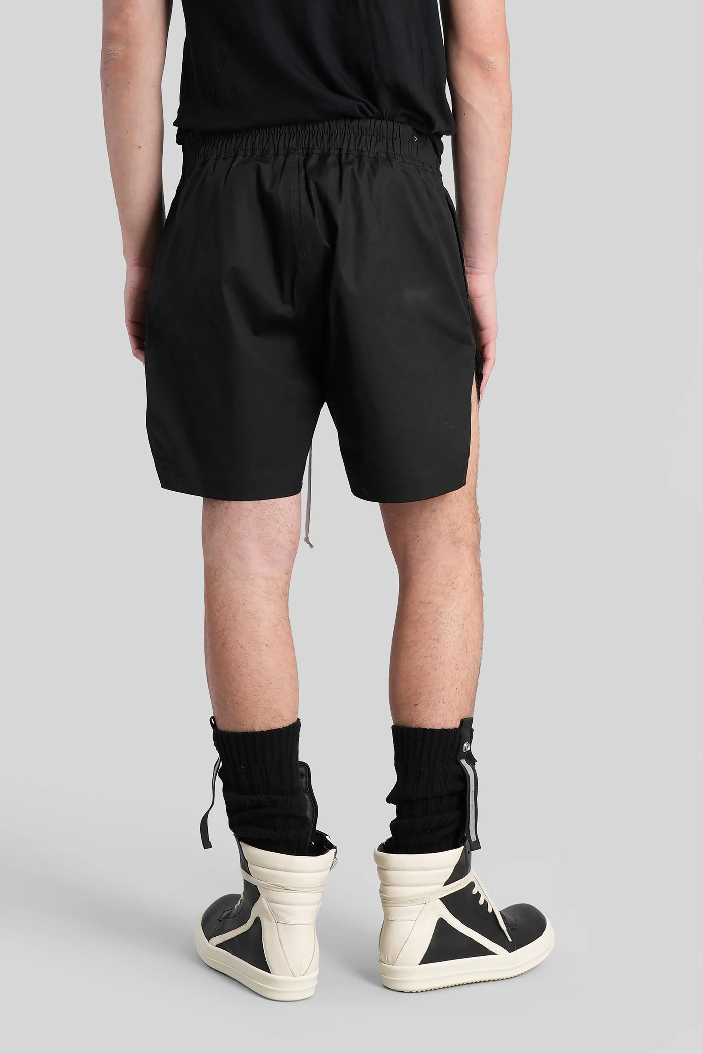 Boxers Shorts in black cotton - Image 3