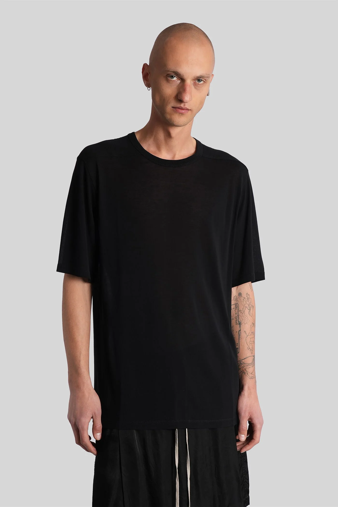 Brad t T-Shirt in black polyamide polyester