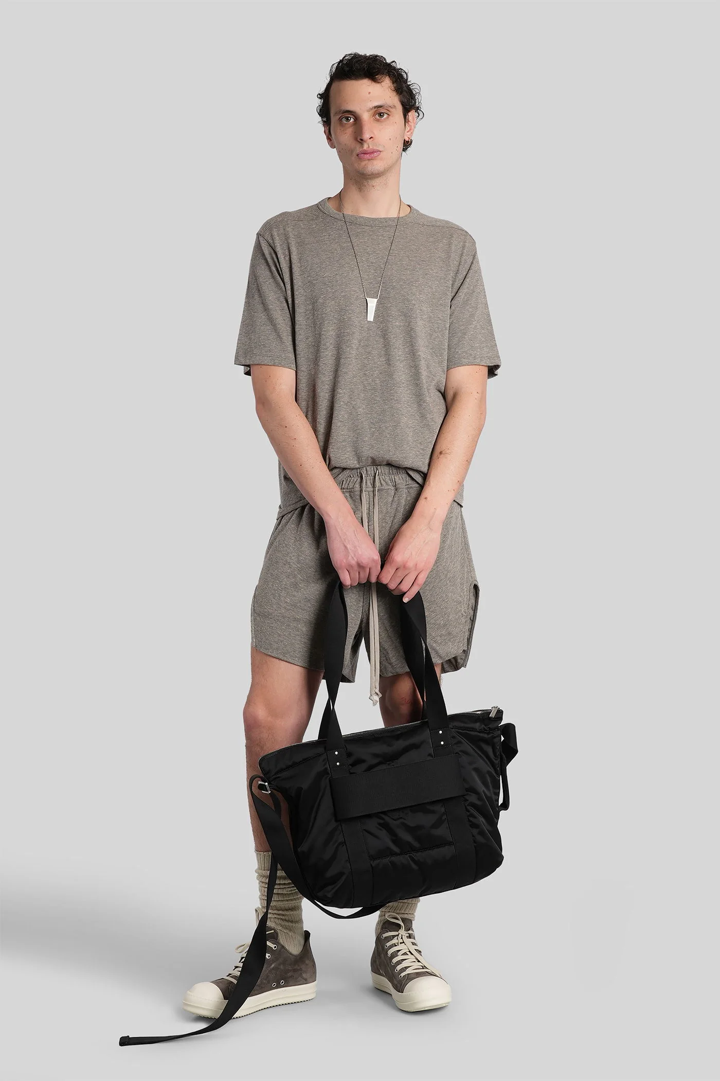 Brad t T-Shirt in grey cotton - Image 2