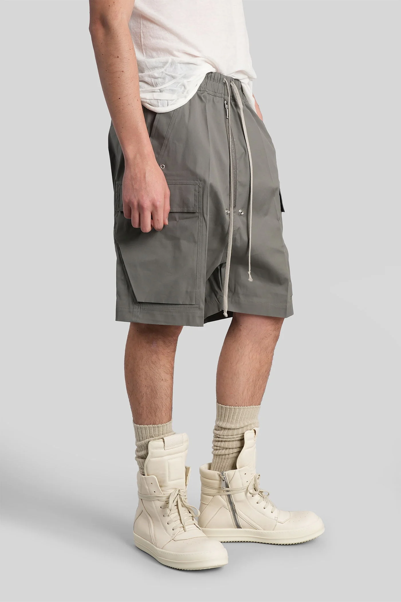 Cargobela shorts Shorts in green cotton - Image 4