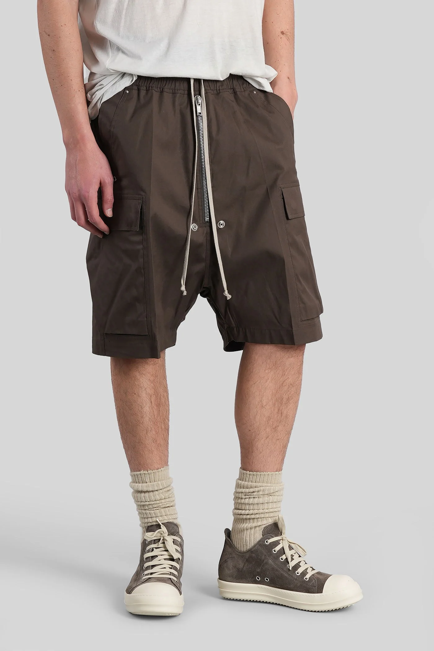 Cargobela shorts Shorts in grey cotton - Image 4
