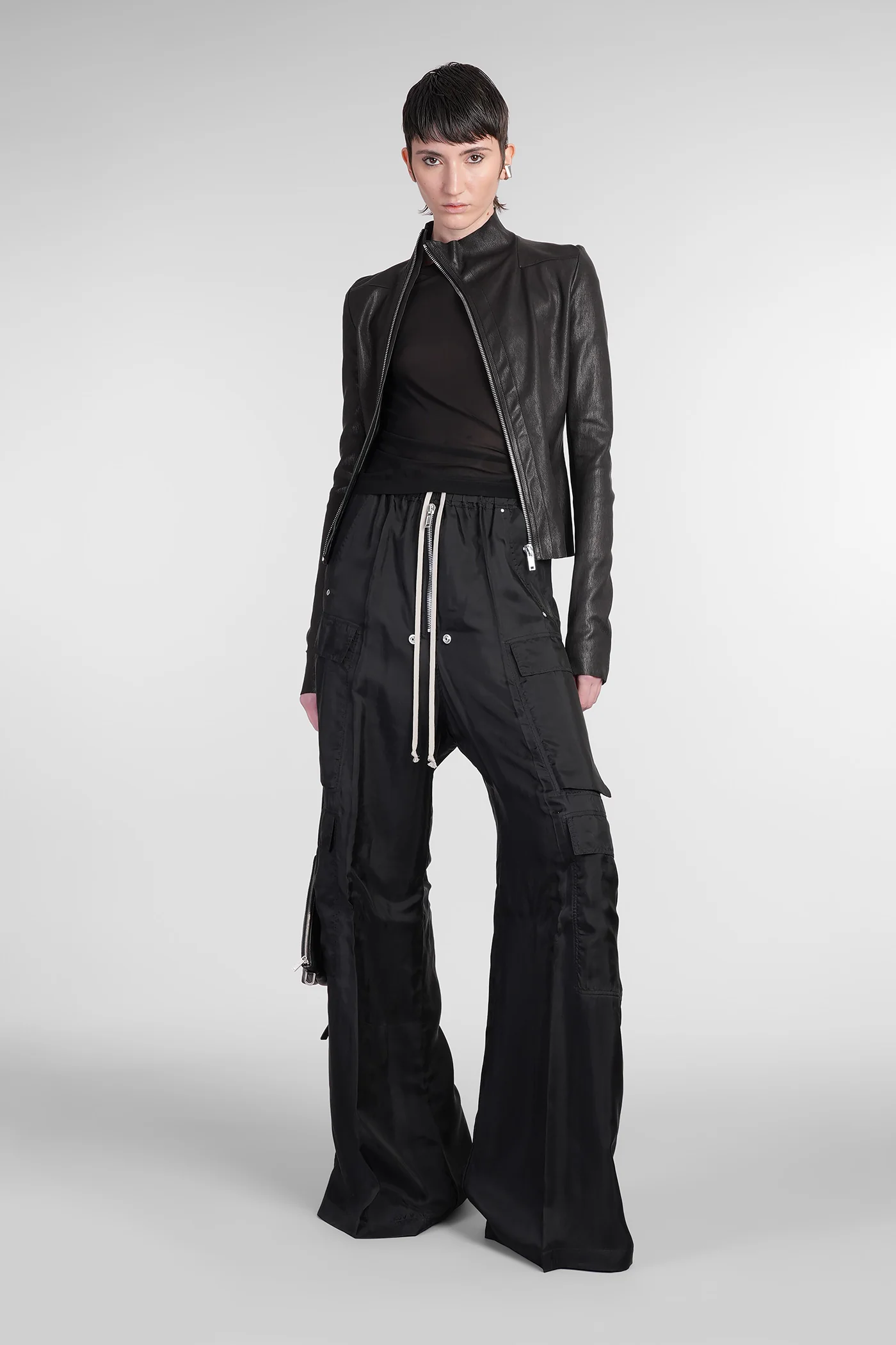 Cargobelas Pants in black polyamide polyester - Image 2
