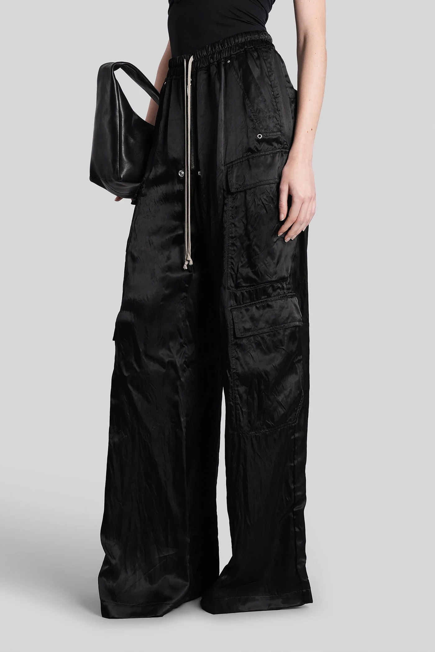 Cargobelas Pants in black polyamide polyester - Image 4