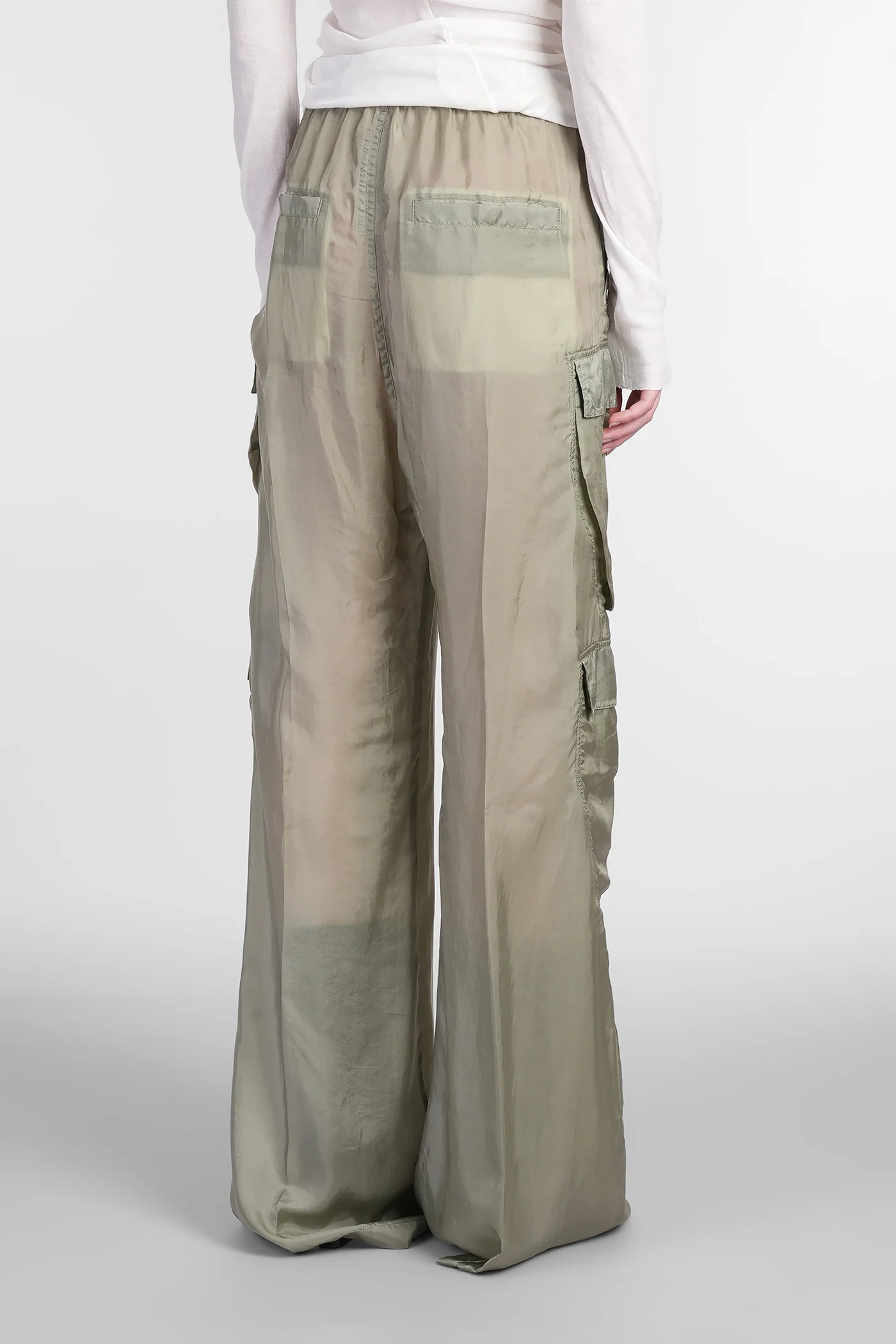 Cargobelas Pants in green polyamide polyester - Image 3