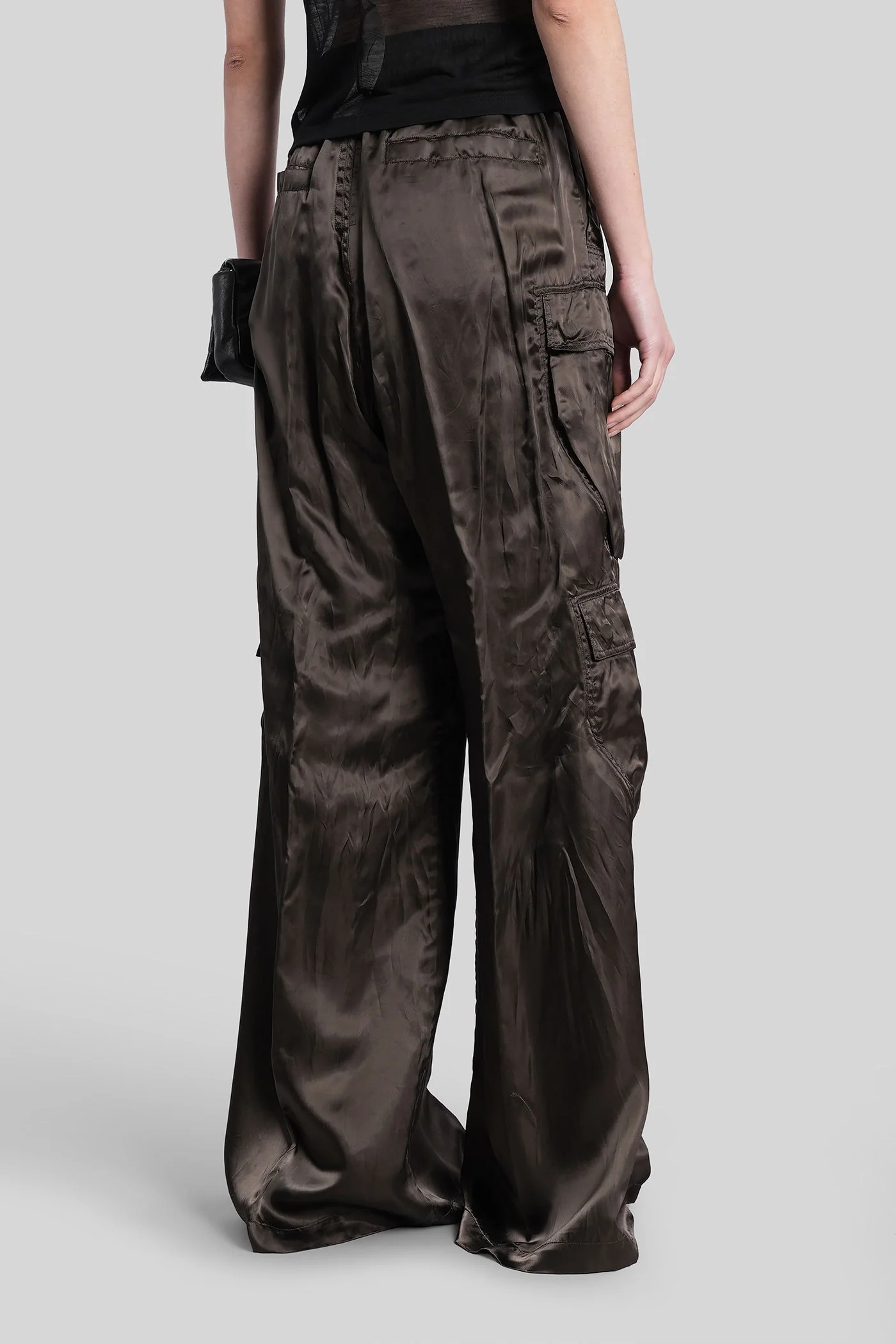 Cargobelas Pants in grey polyamide polyester - Image 3