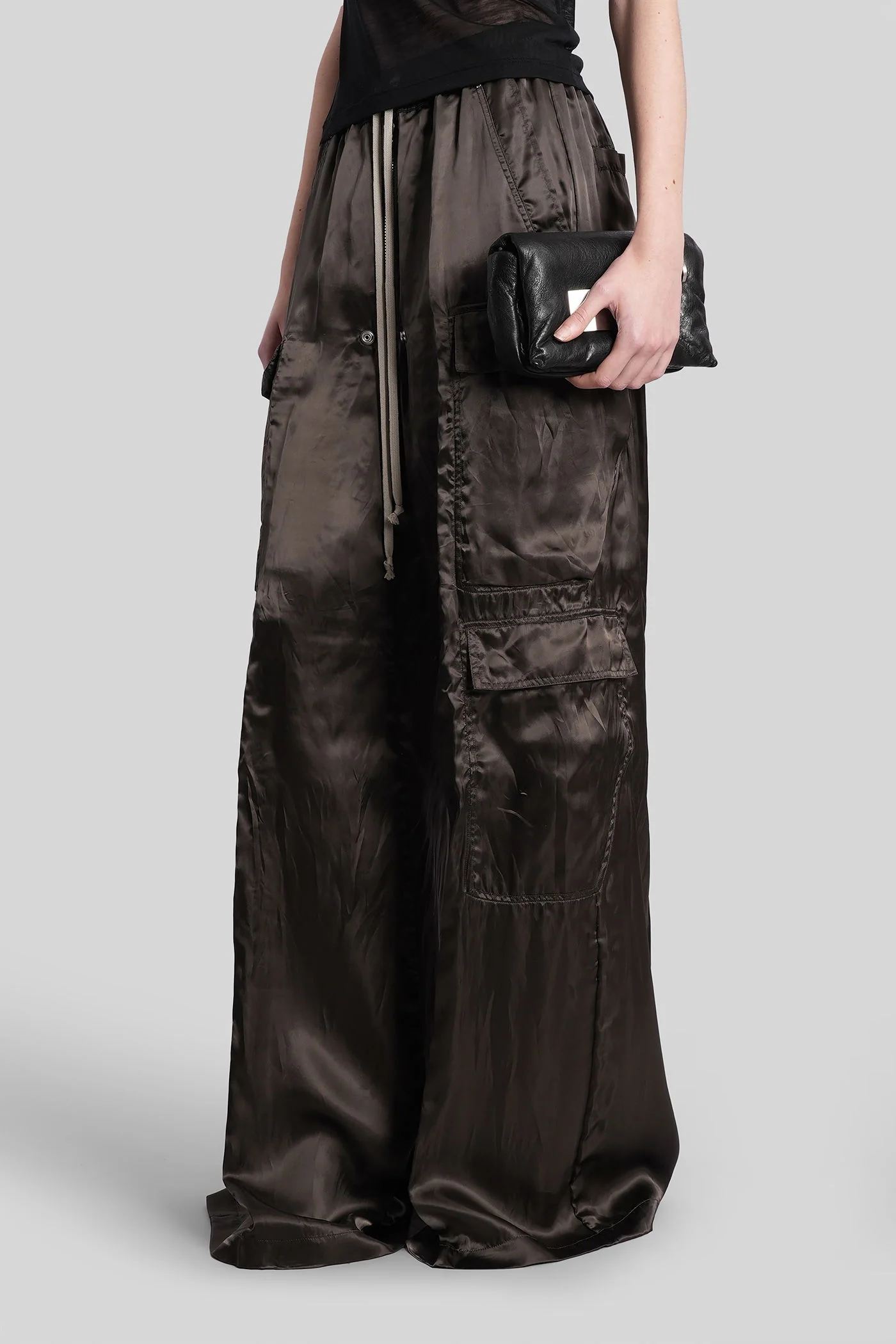 Cargobelas Pants in grey polyamide polyester - Image 4