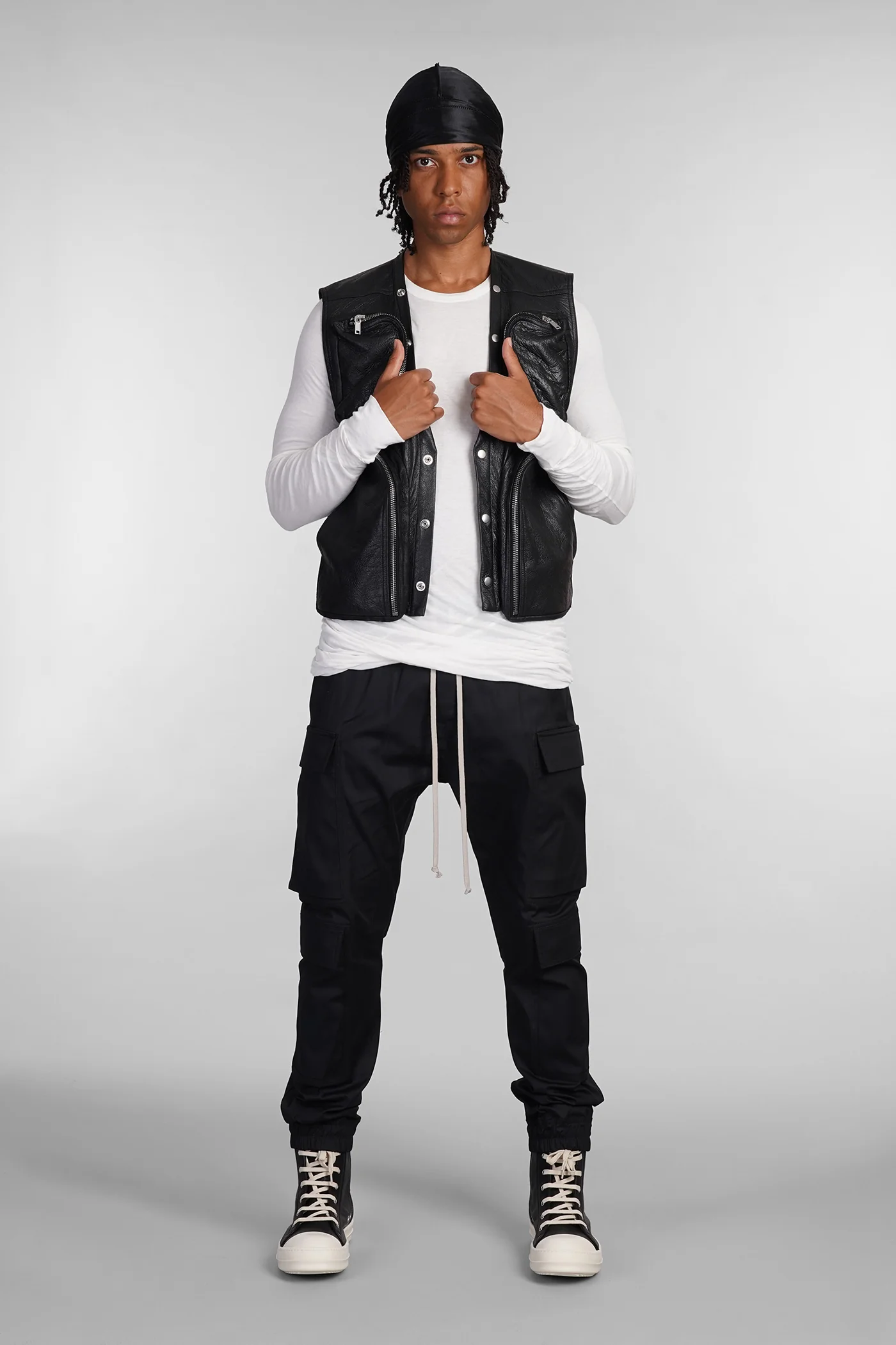 Double ls t Knitwear in white cotton - Image 2