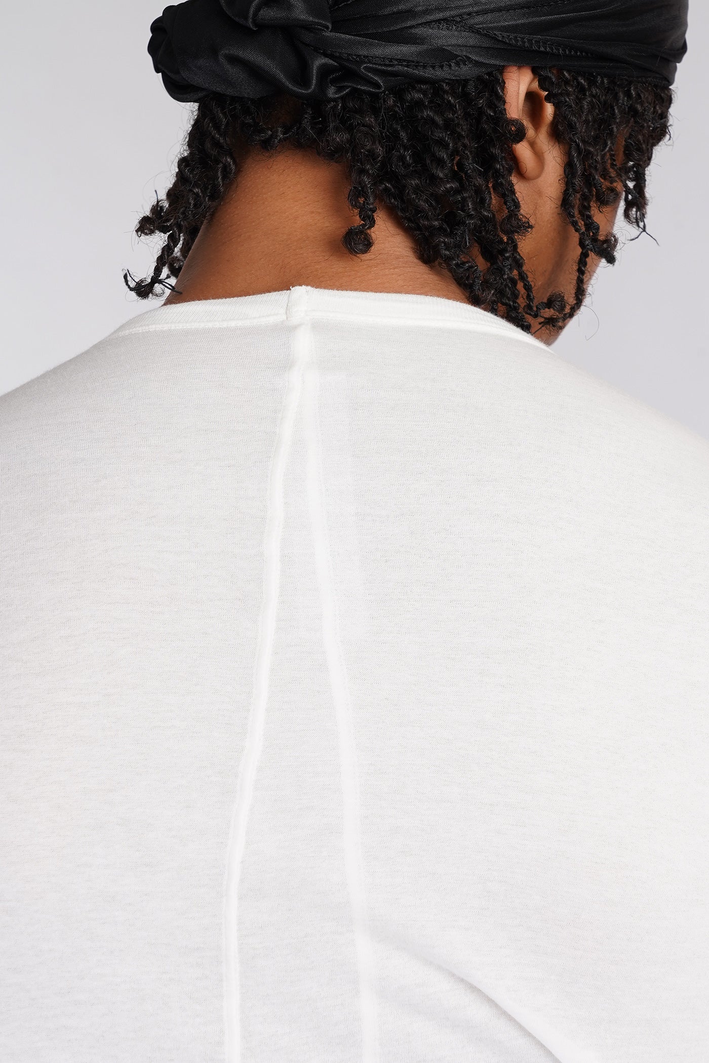 Double ls t Knitwear in white cotton - Image 5