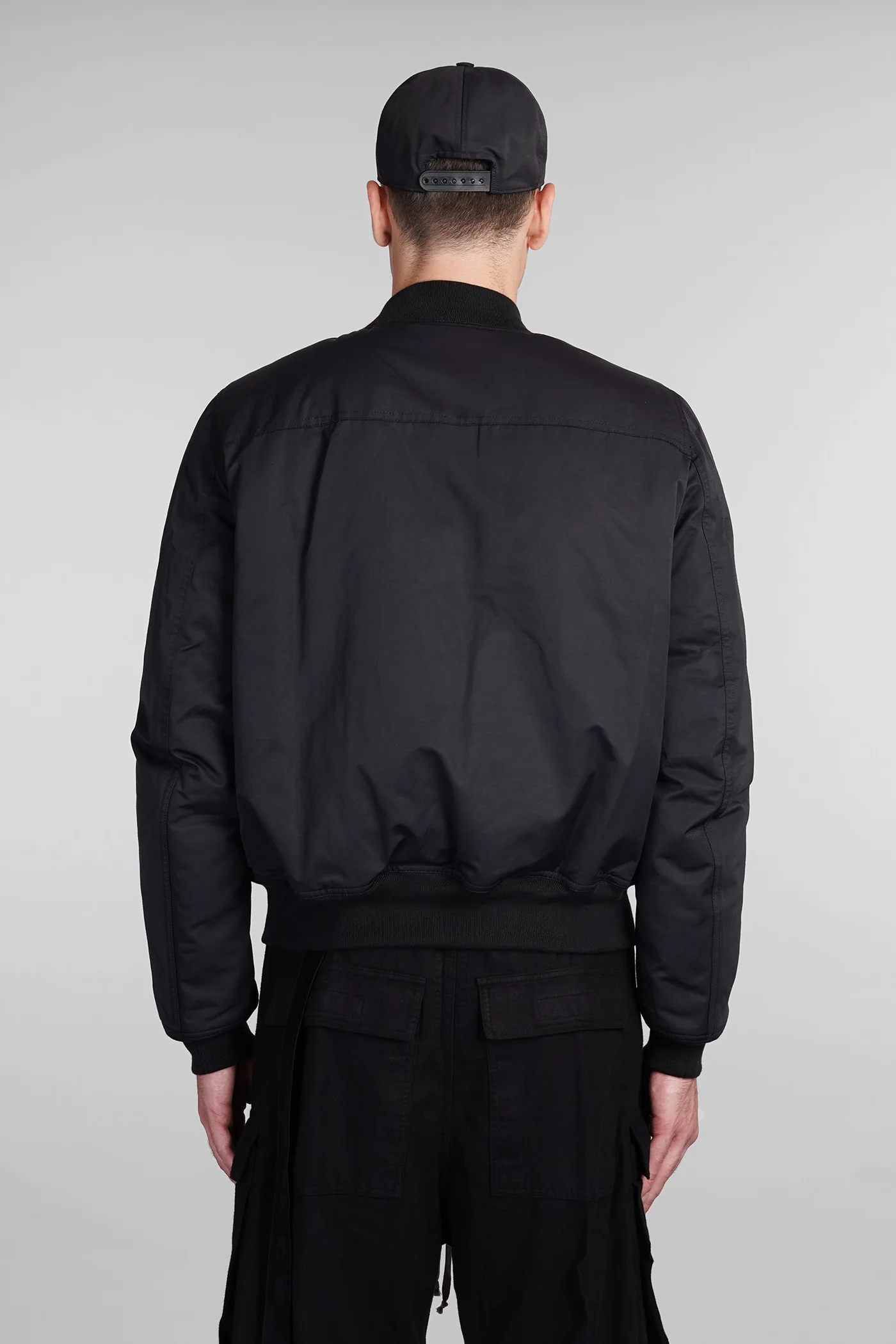 Bauhaus flight Bomber Jacket in black polyester - Image 3
