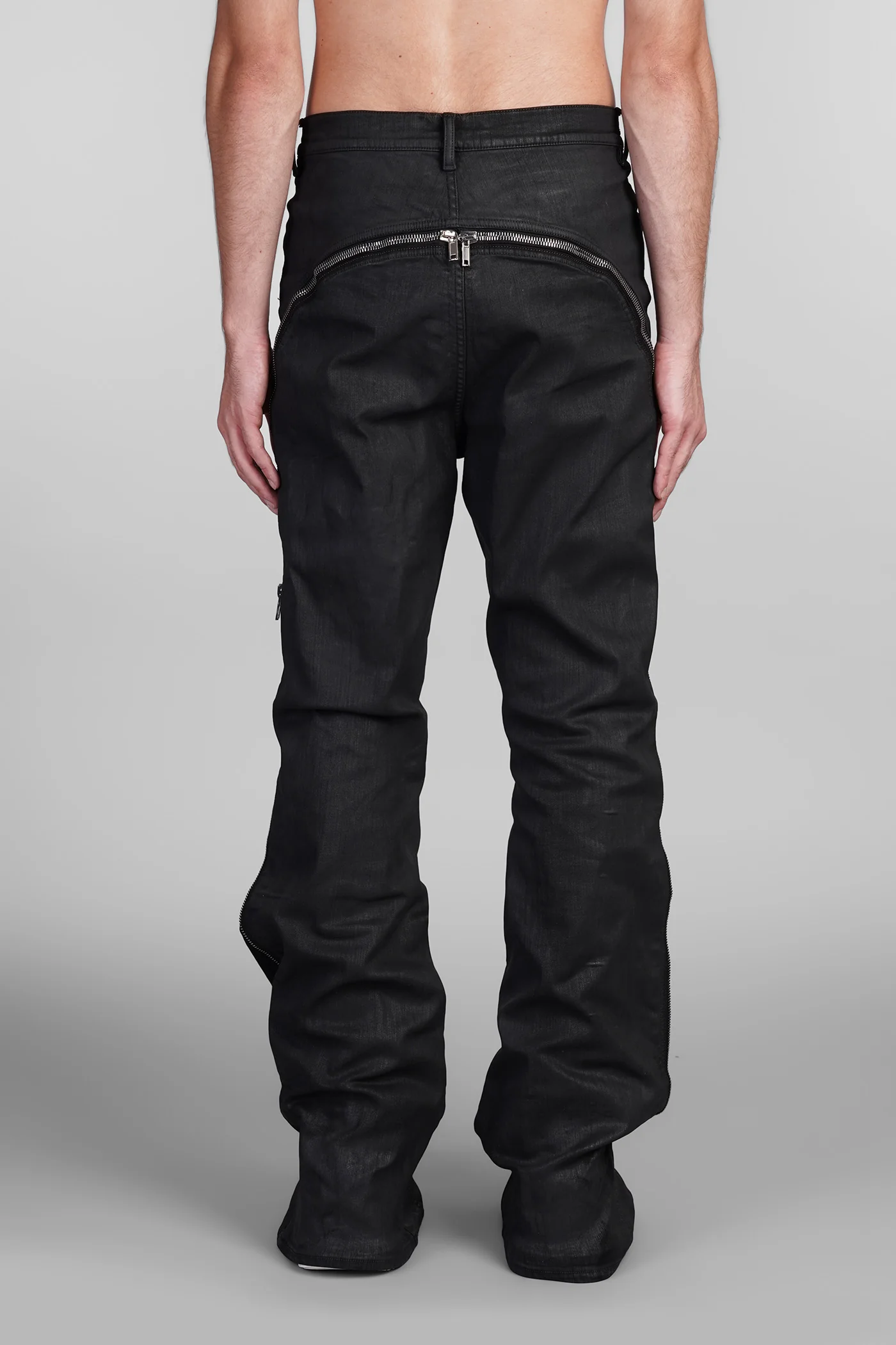 Bolan banana Jeans in black cotton - Image 3