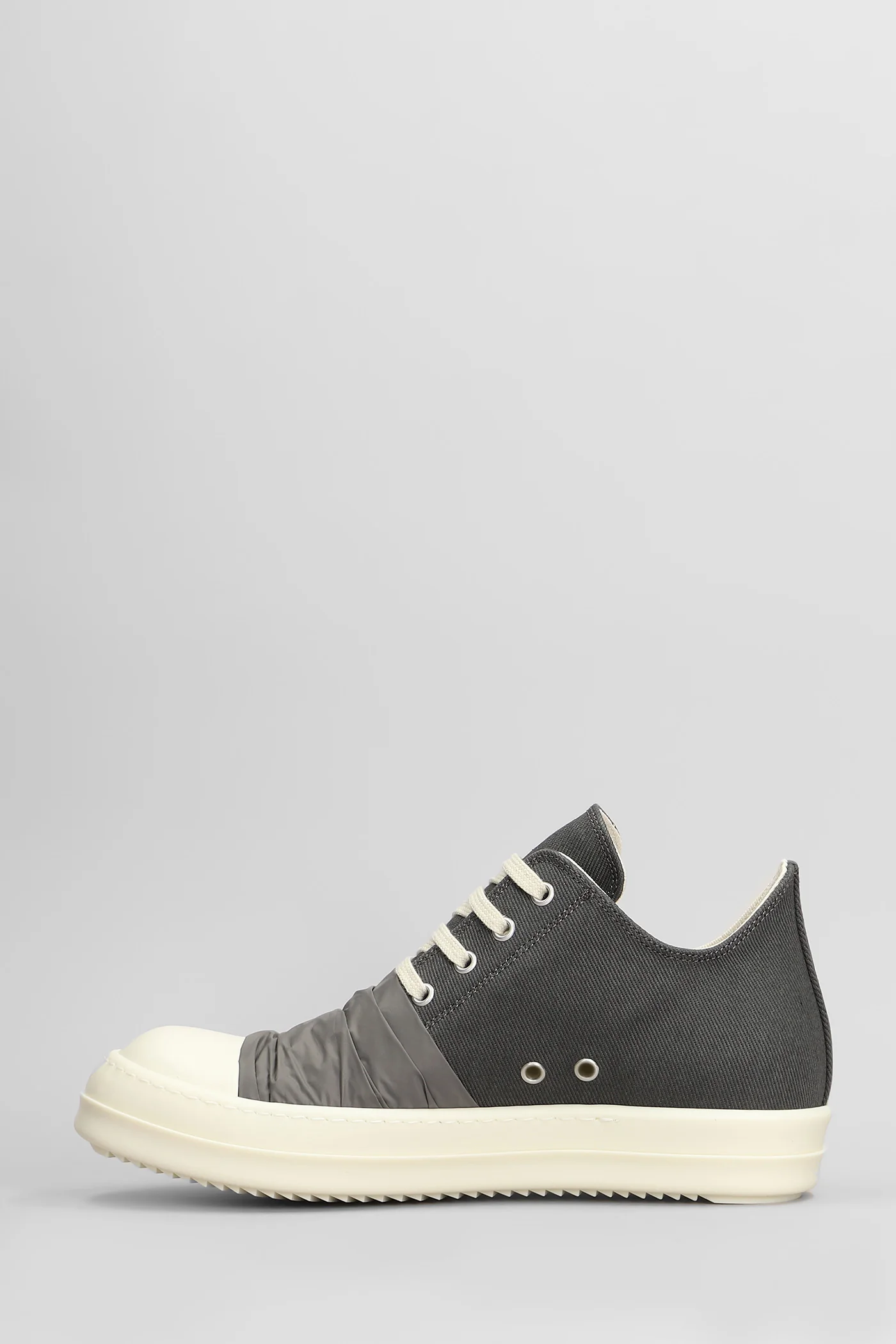 Hustler low sneaks Sneakers in grey cotton - Image 3