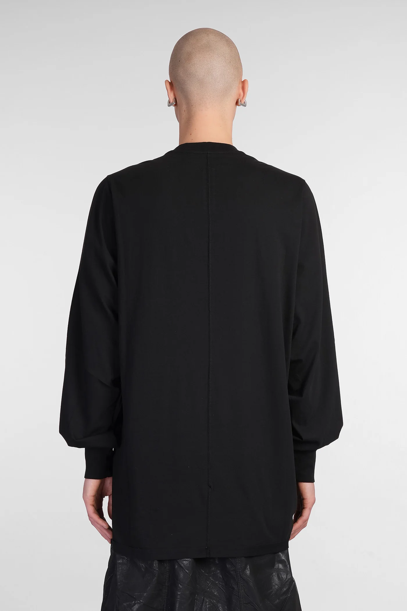 Jumbo ls t T-Shirt in black cotton - Image 3
