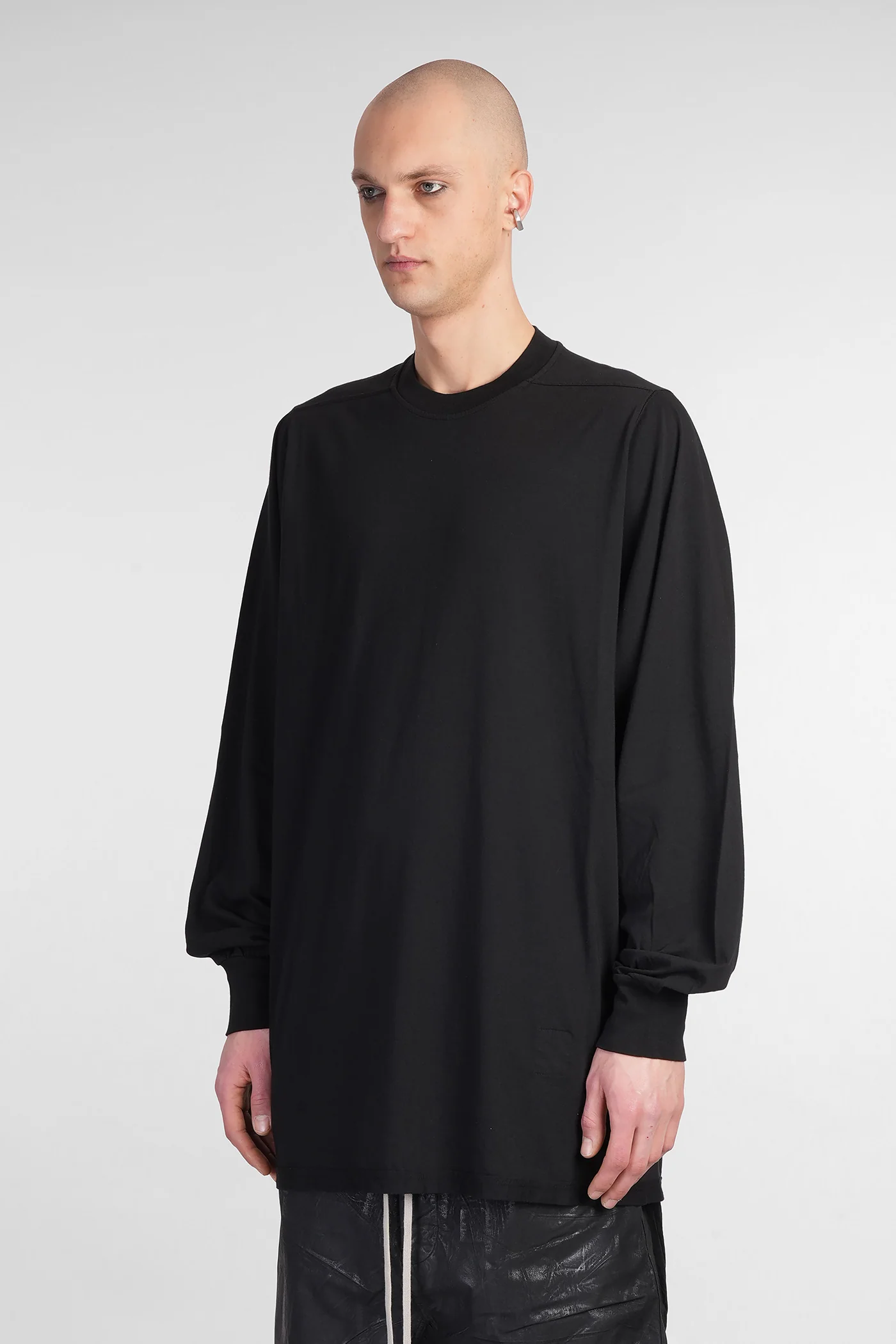 Jumbo ls t T-Shirt in black cotton - Image 4