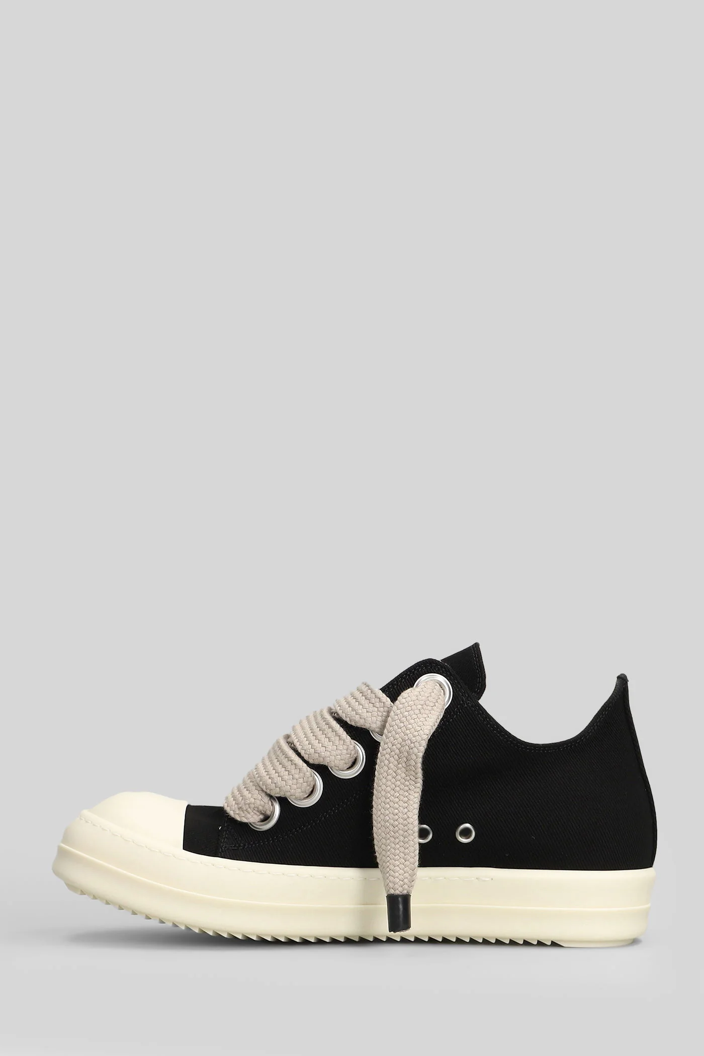 Jumbolace low sneaks Sneakers in black cotton - Image 3