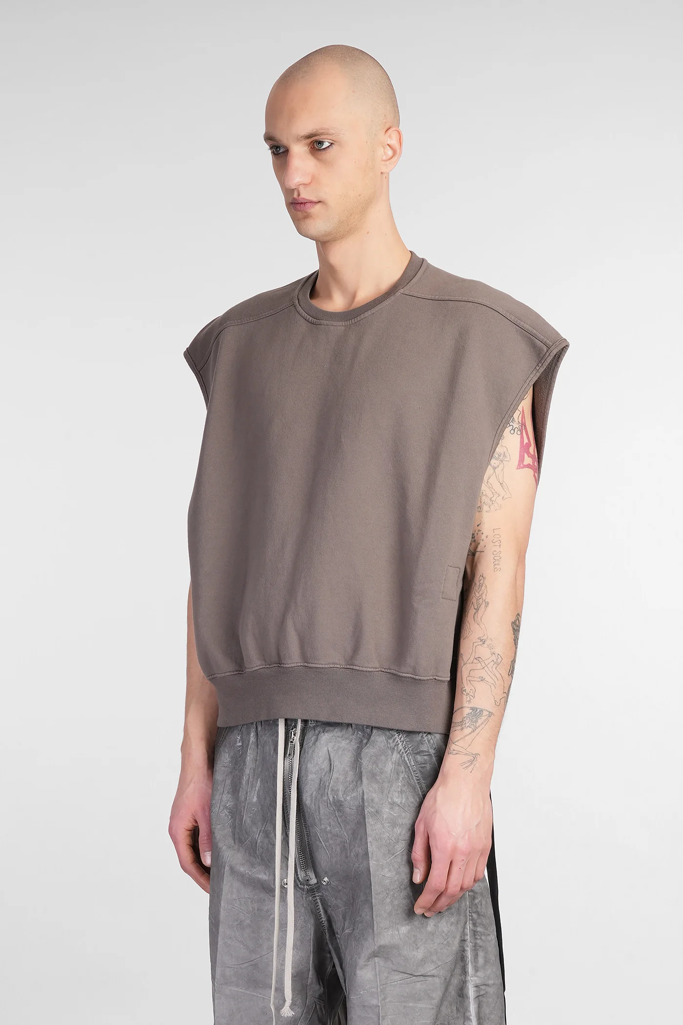 Sl jumbo tatlin swea Sweatshirt in taupe cotton - Image 4