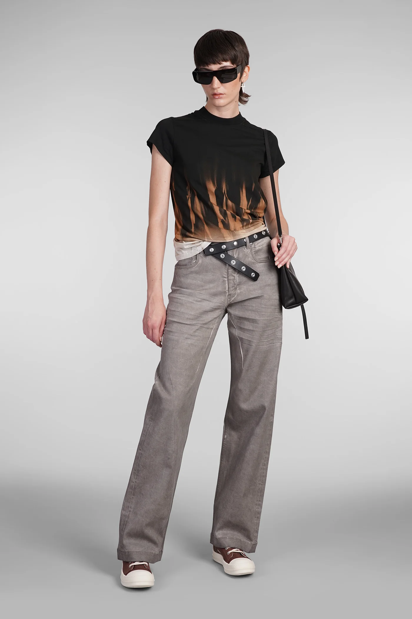Small level t T-Shirt in black cotton - Image 2