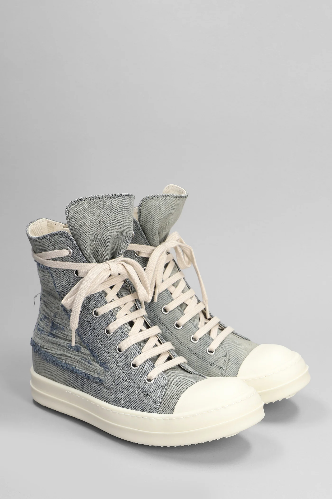 Sneak Sneakers in cyan denim - Image 2