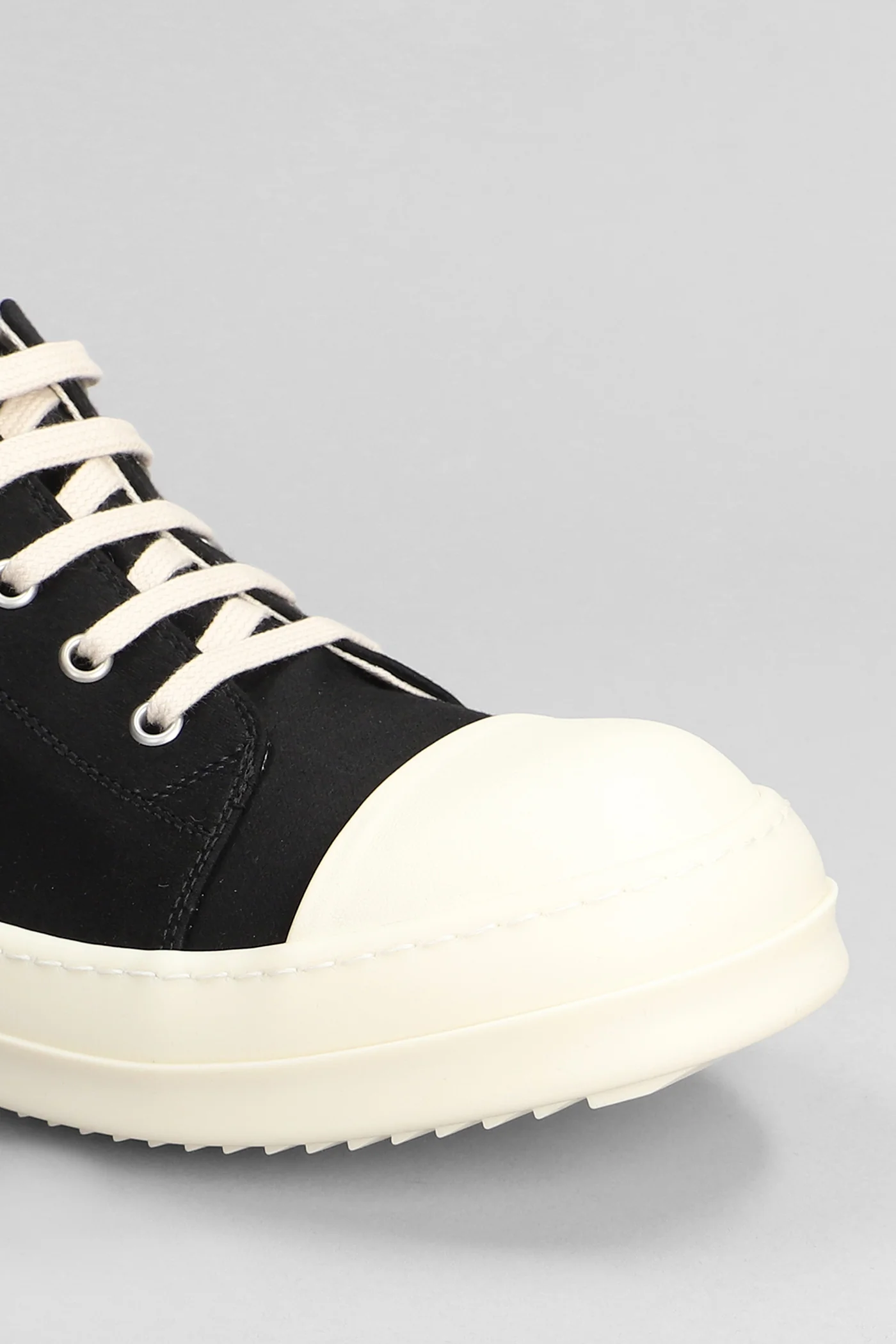 Sneakers in black cotton - Image 5