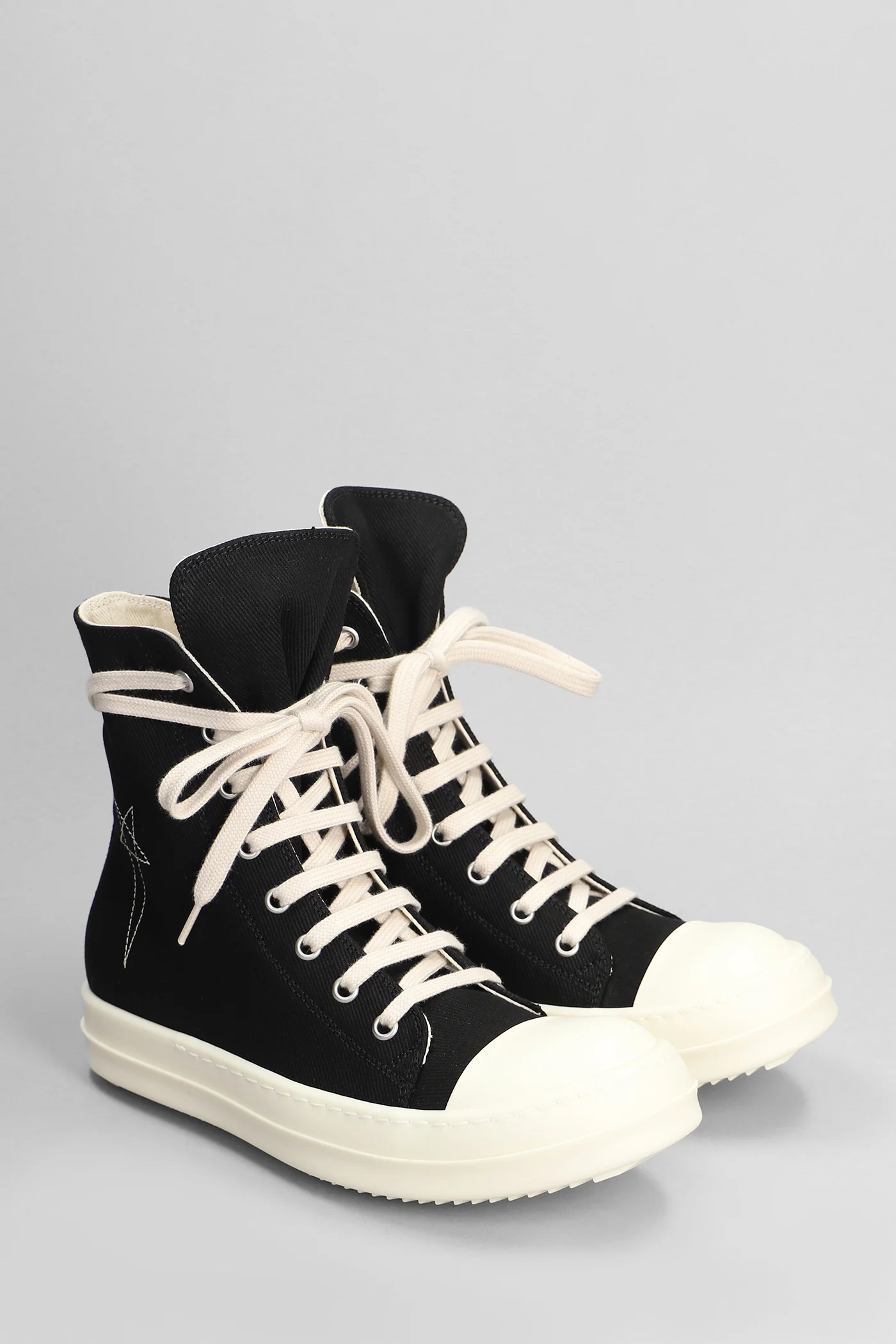 Sneaks Sneakers in black cotton - Image 2
