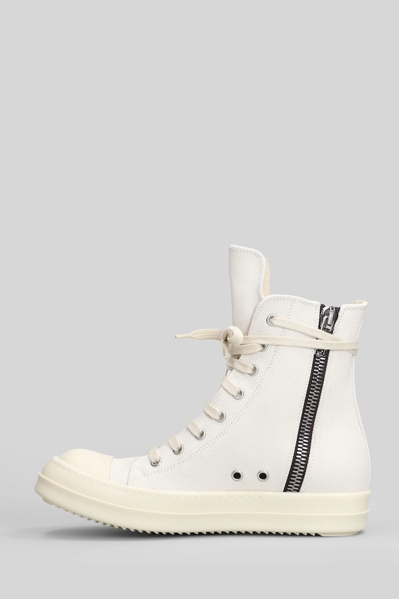 Sneaks Sneakers in white cotton - Image 3