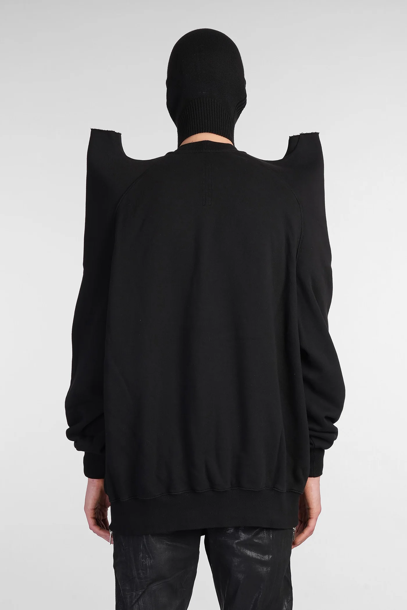Tecsweat Sweatshirt in black cotton - Image 3