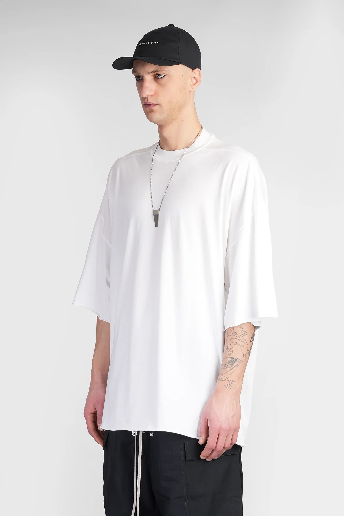 Tommy t T-Shirt in white cotton - Image 4