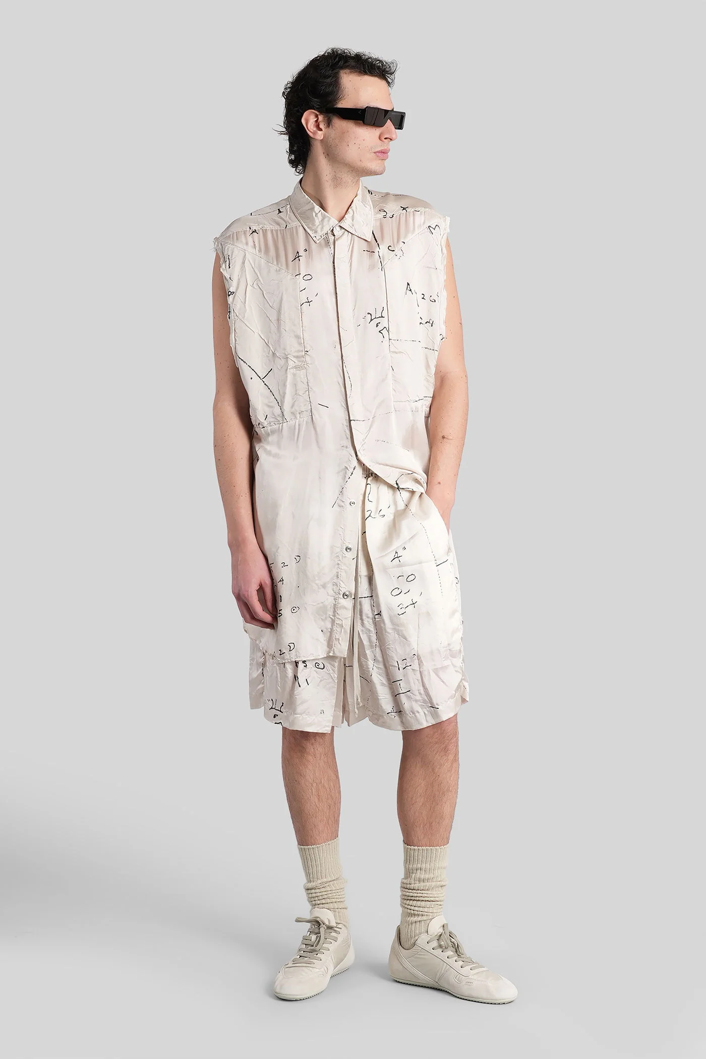 Faun shorts Shorts in white viscose - Image 2