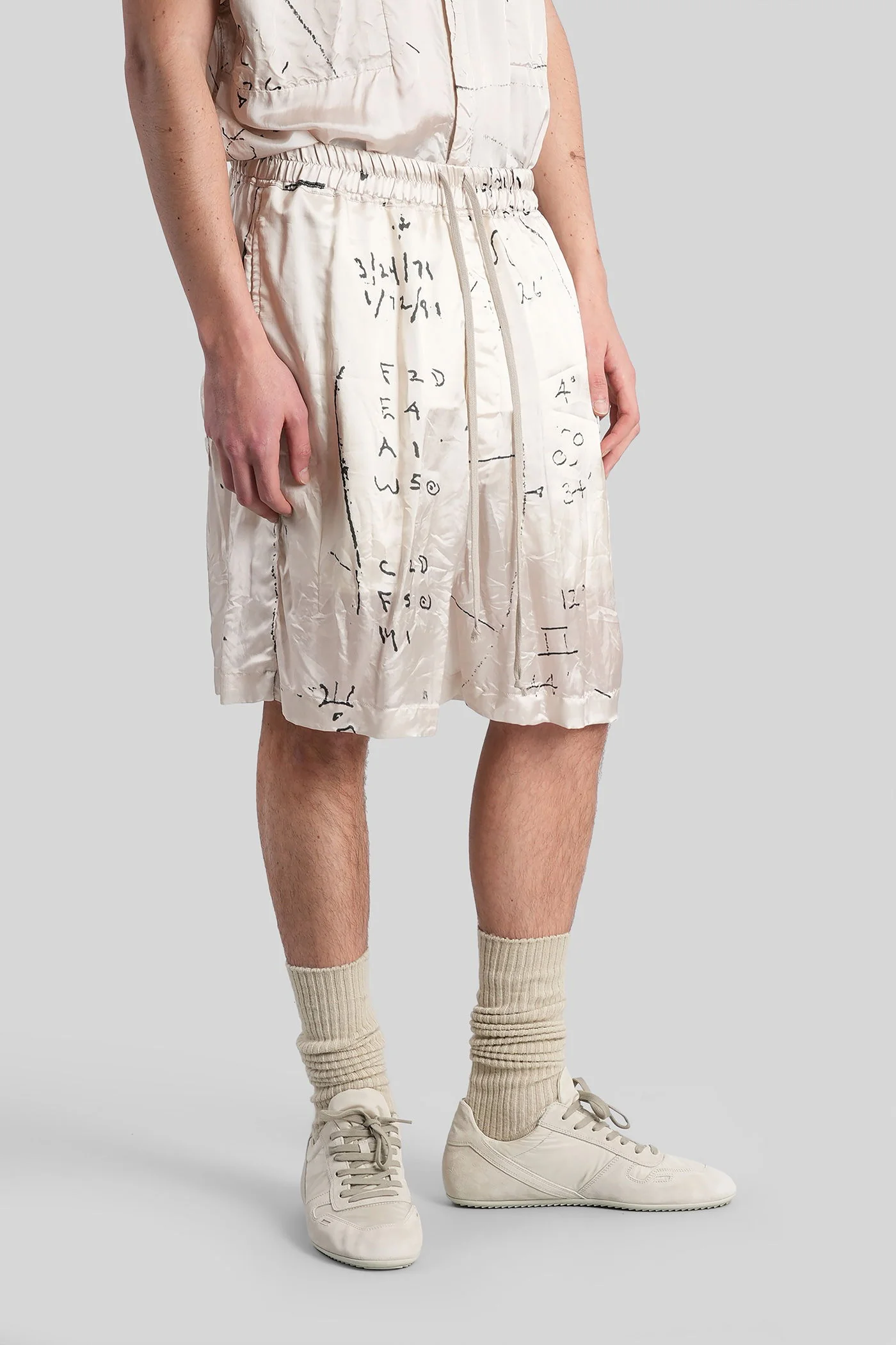 Faun shorts Shorts in white viscose - Image 4