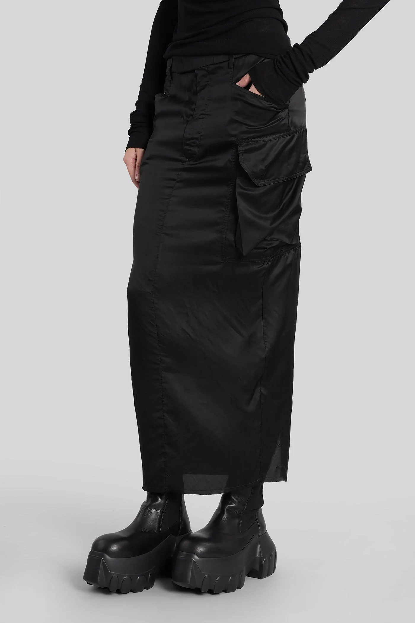 Firbanks skirt Skirt in black polyamide polyester - Image 4