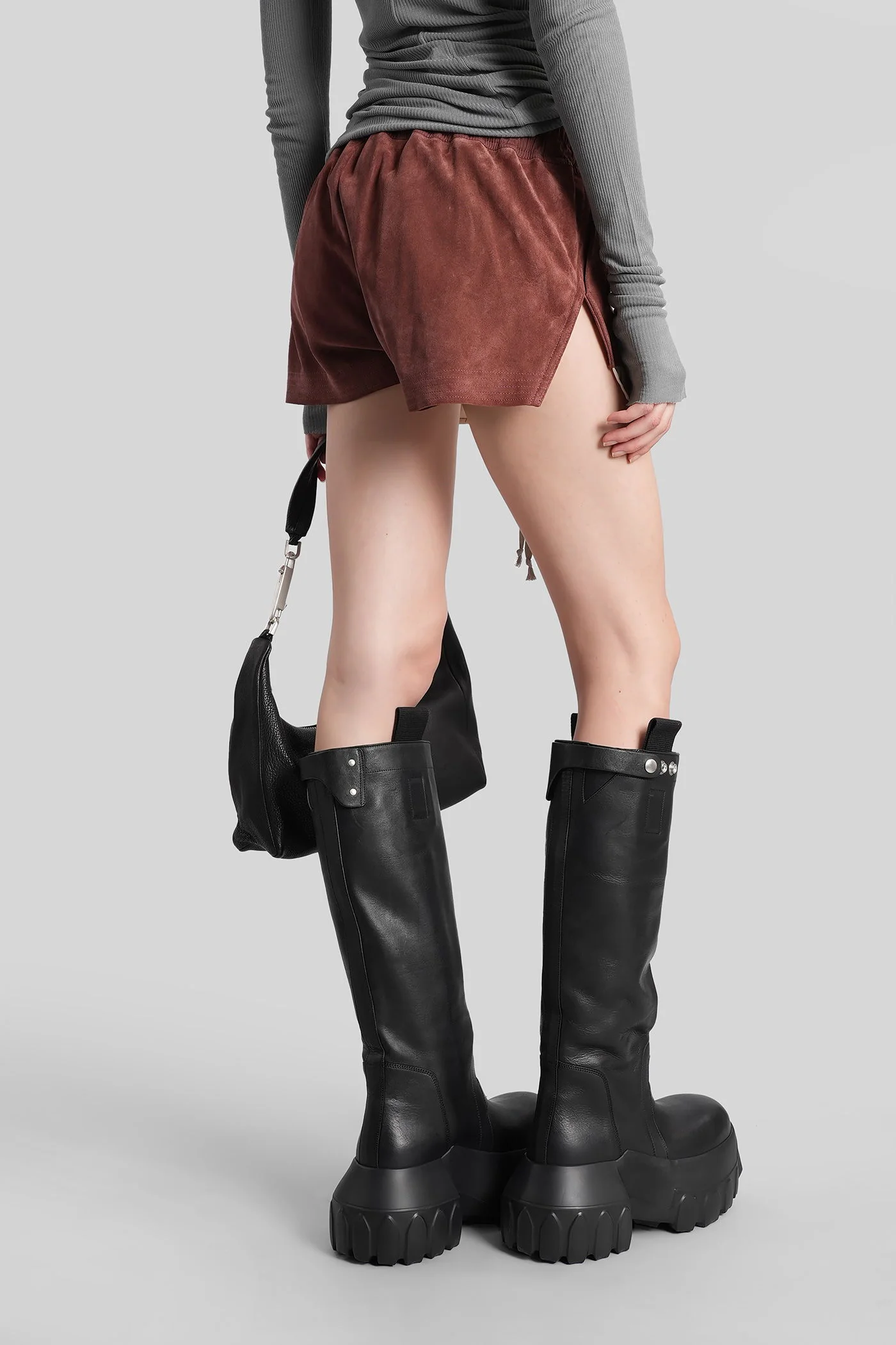 Fog boxers Shorts in rose-pink leather - Image 3