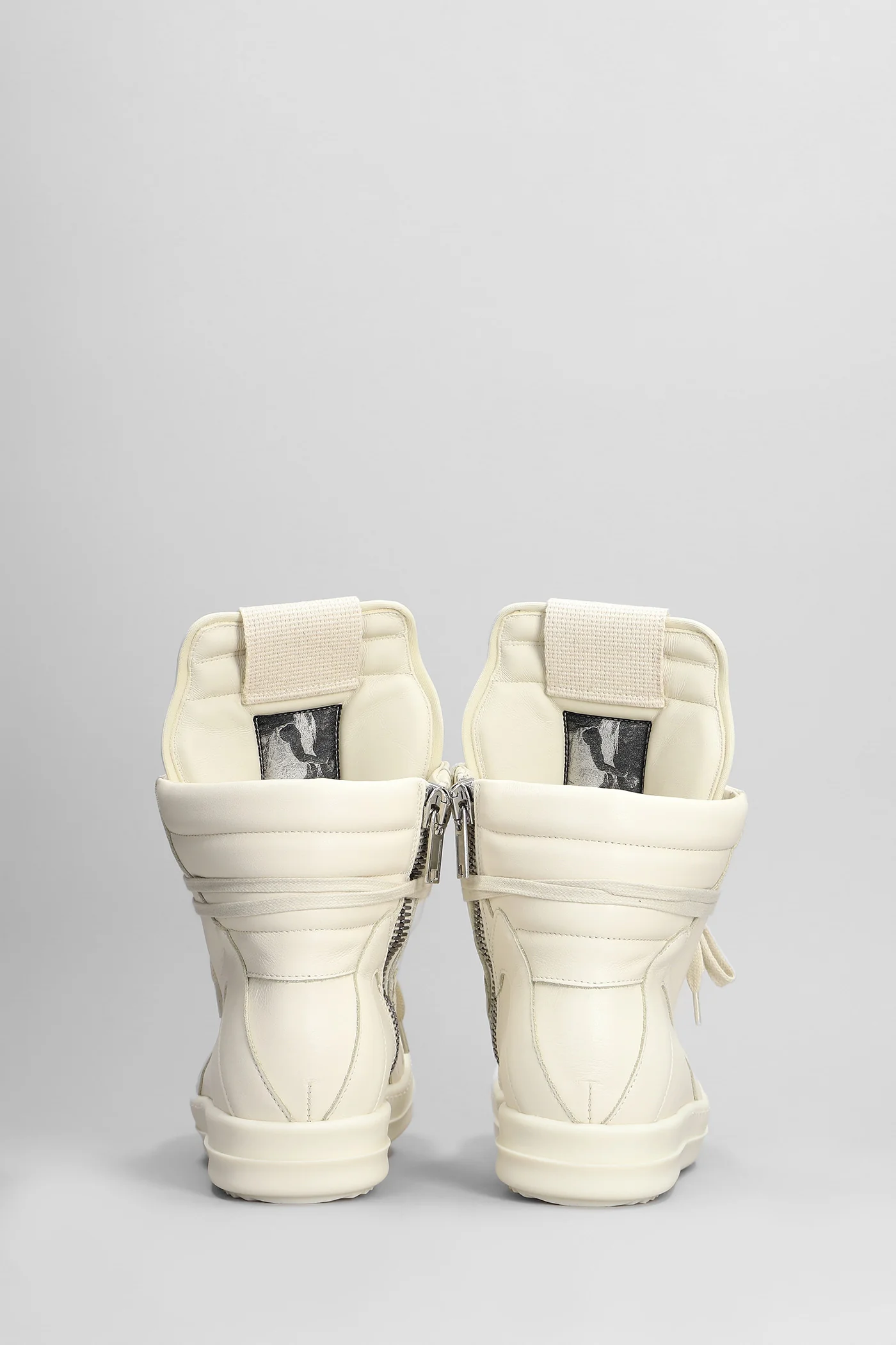 Geobasket Sneakers in beige leather - Image 4